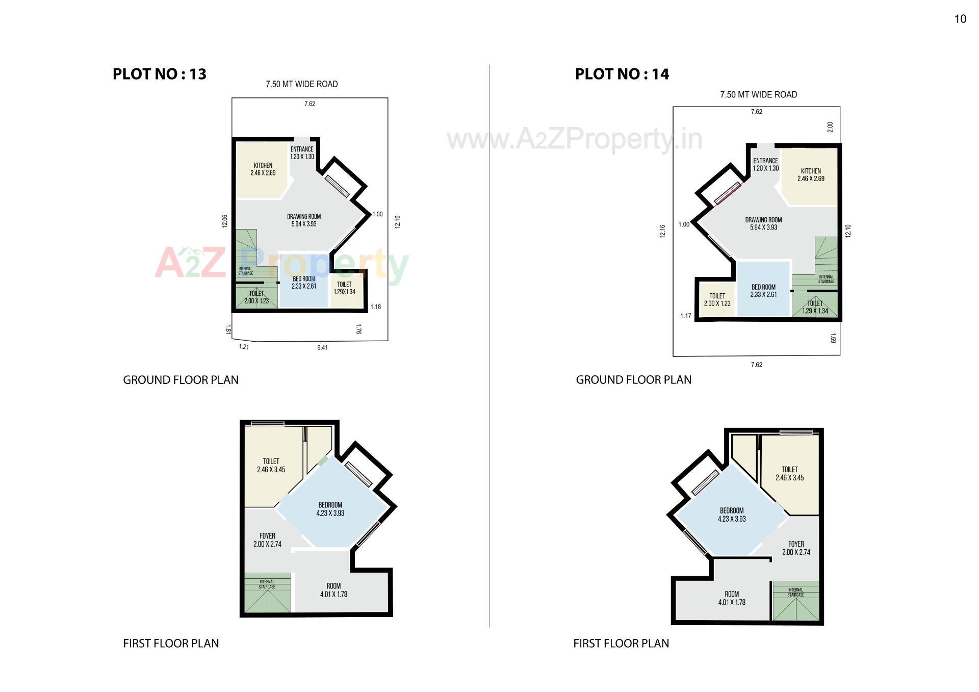 Layout of real estate project Aksharvilla Residency located at Mehsana, Mehsana, Gujarat