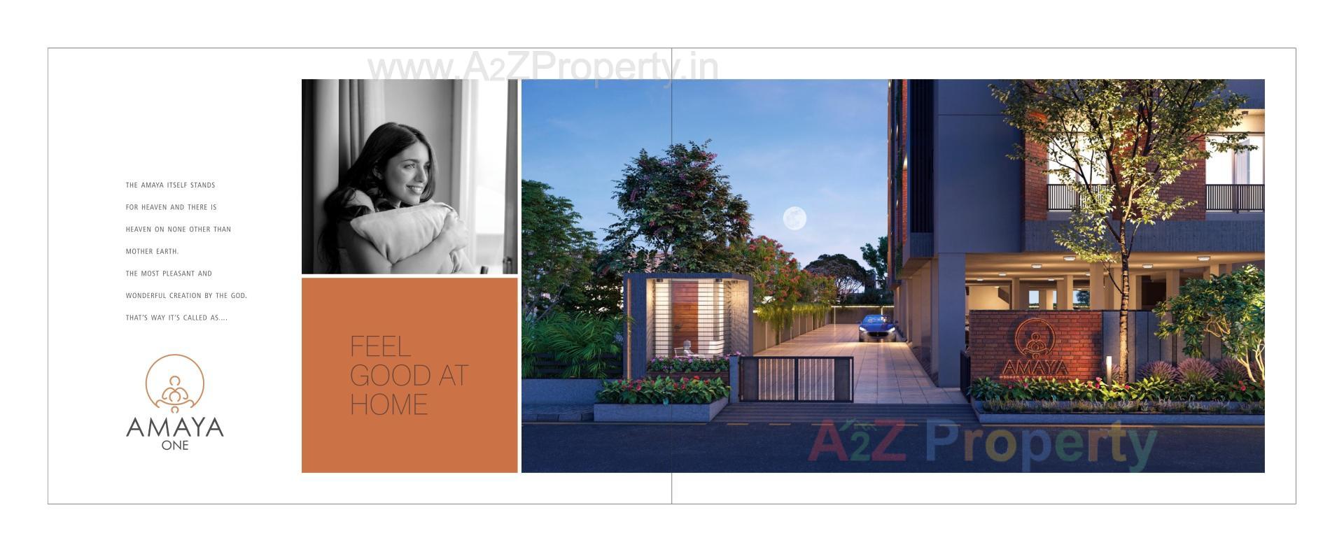 3D Elevation of real estate project Amaya One located at Kadi, Mehsana, Gujarat