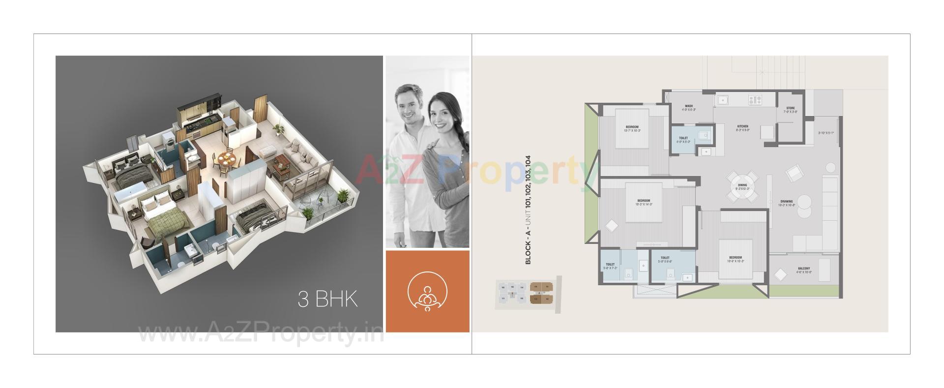 Layout of real estate project Amaya One located at Kadi, Mehsana, Gujarat