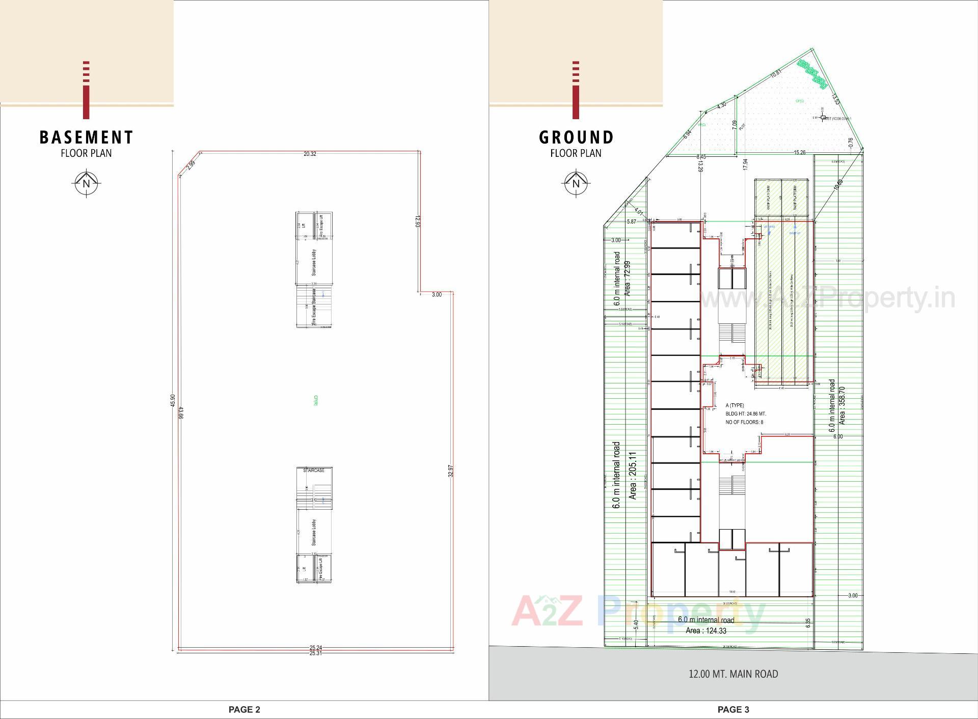 Layout of real estate project Ananta Sky located at Kadi, Mehsana, Gujarat