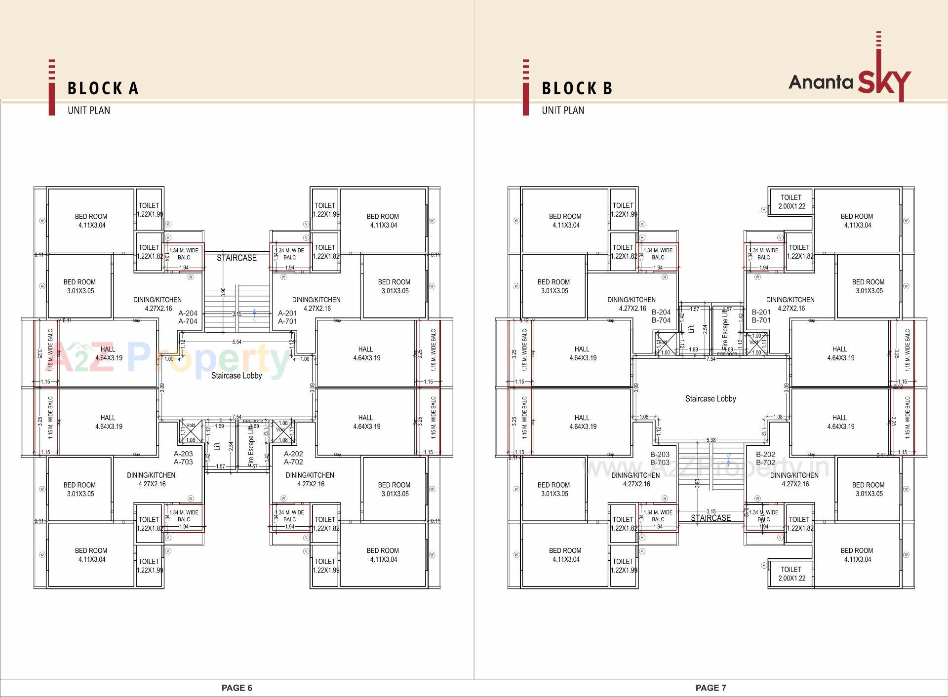 Layout of real estate project Ananta Sky located at Kadi, Mehsana, Gujarat