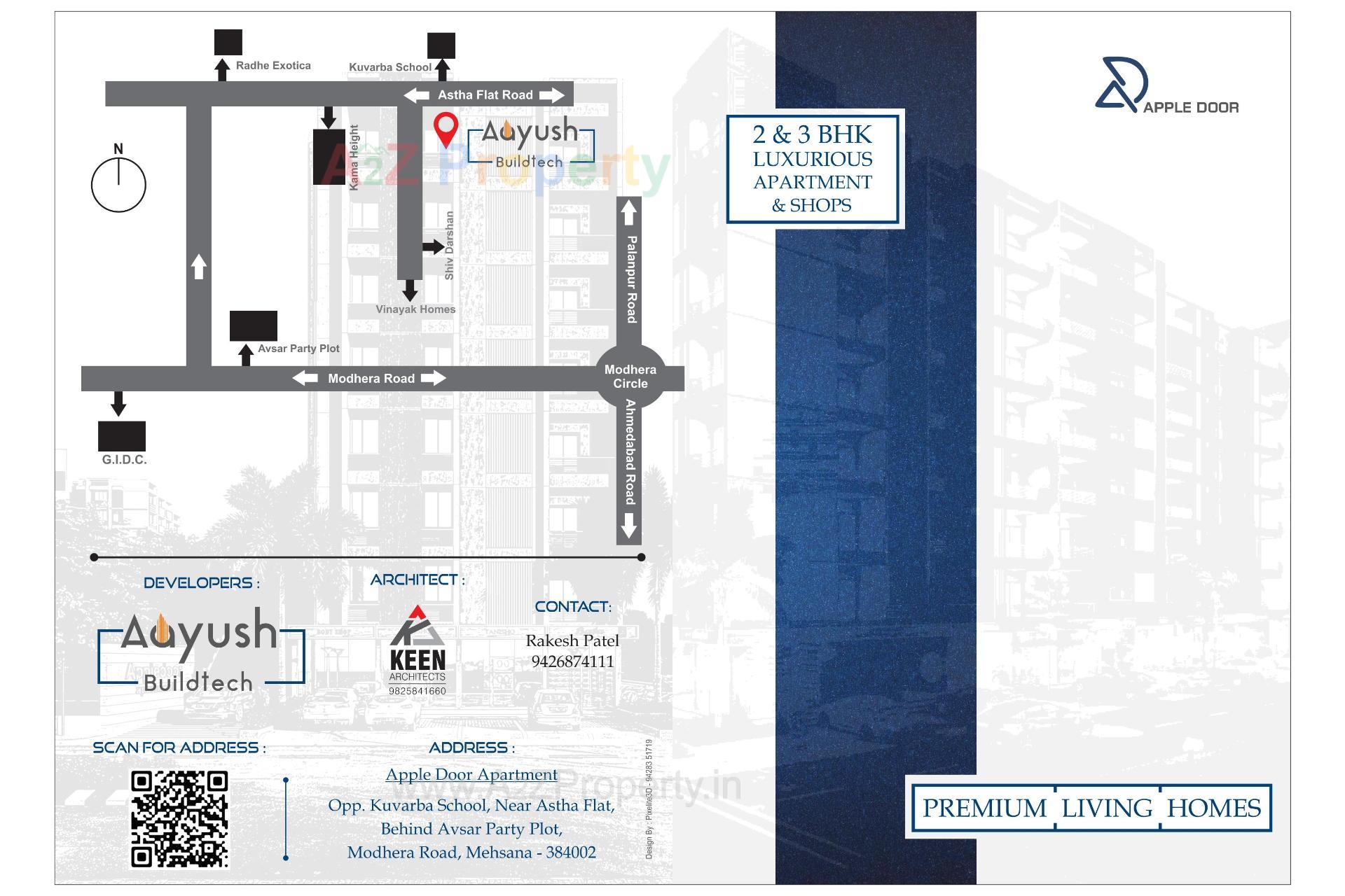  of real estate project Apple Door Apartment located at Nagalpur, Mehsana, Gujarat