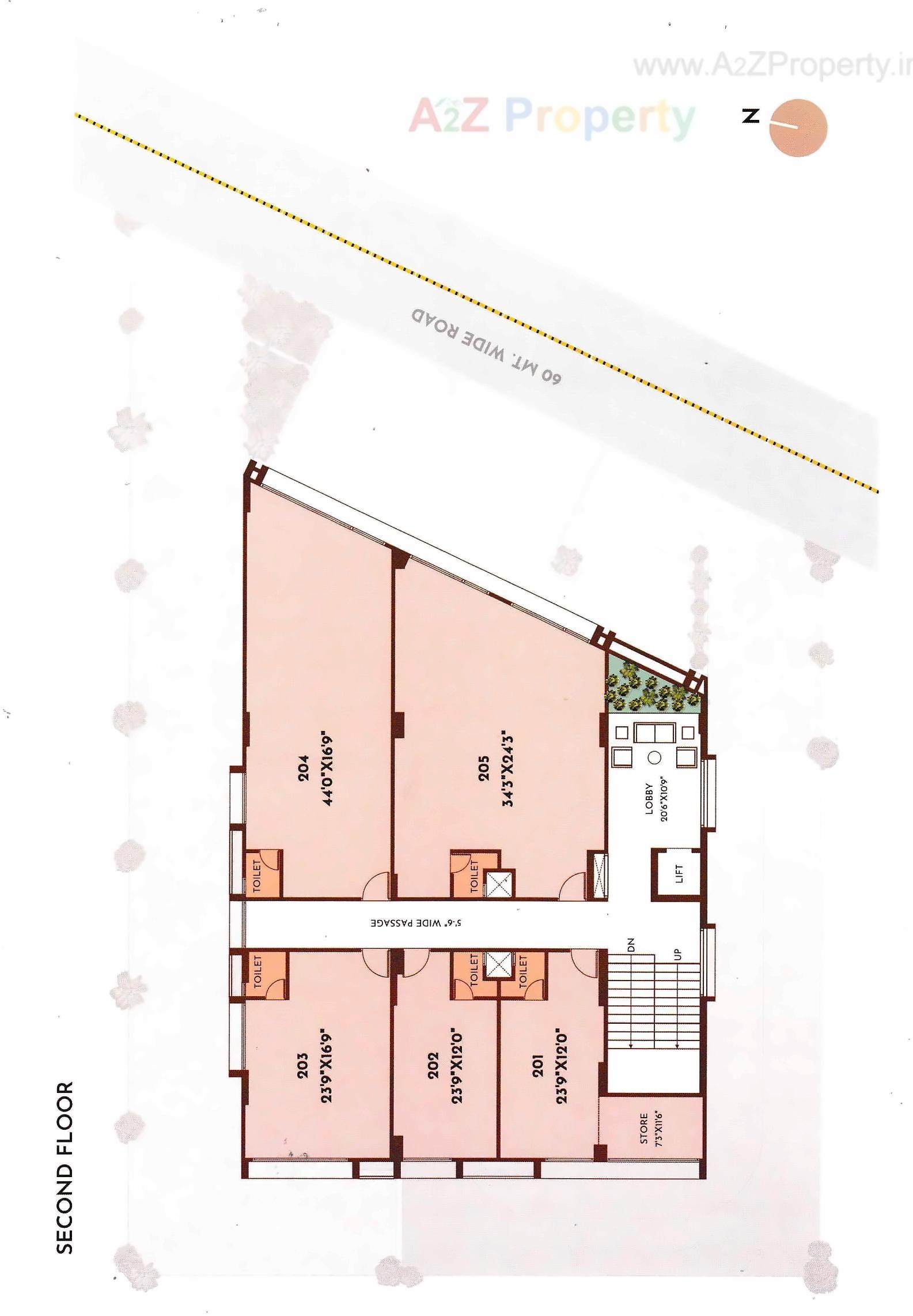 Layout of real estate project Ayunam Square located at Mehsana, Mehsana, Gujarat