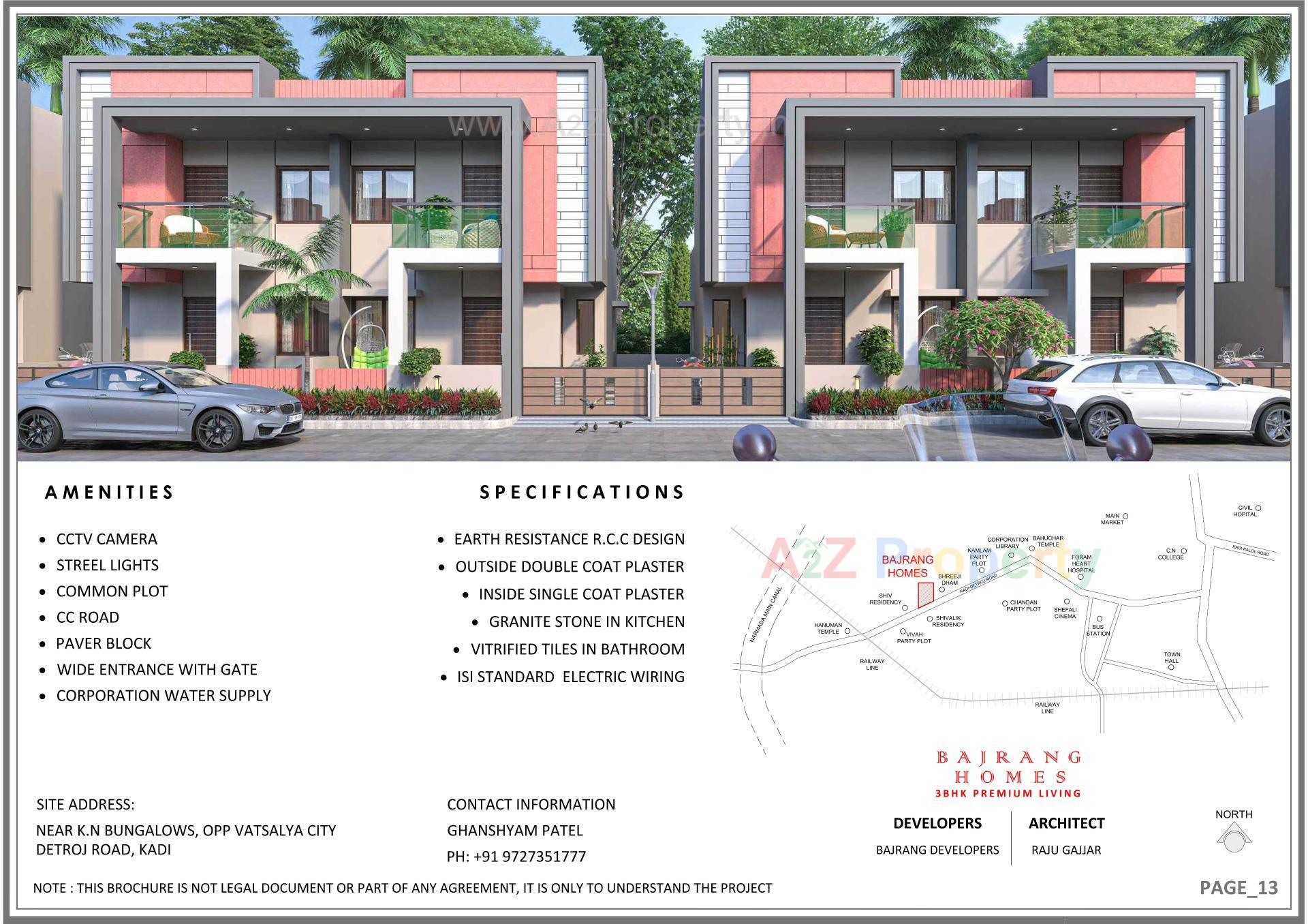  of real estate project Bajrang Homes located at Kadi, Mehsana, Gujarat