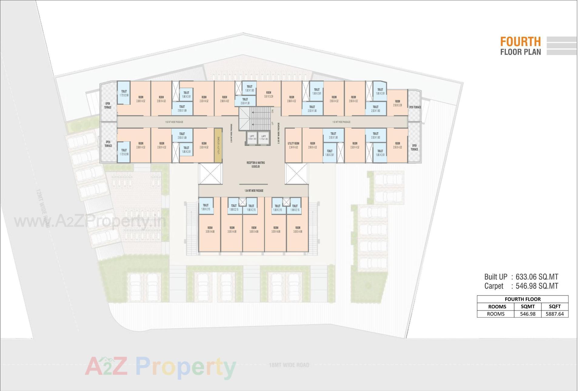 Layout of real estate project Bridge Corner located at Kadi, Mehsana, Gujarat