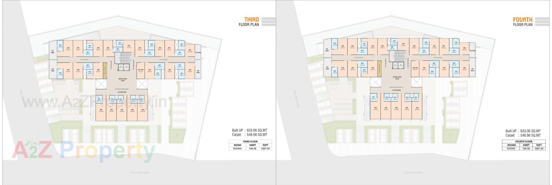 Layout of real estate project Bridge Corner located at Kadi, Mehsana, Gujarat