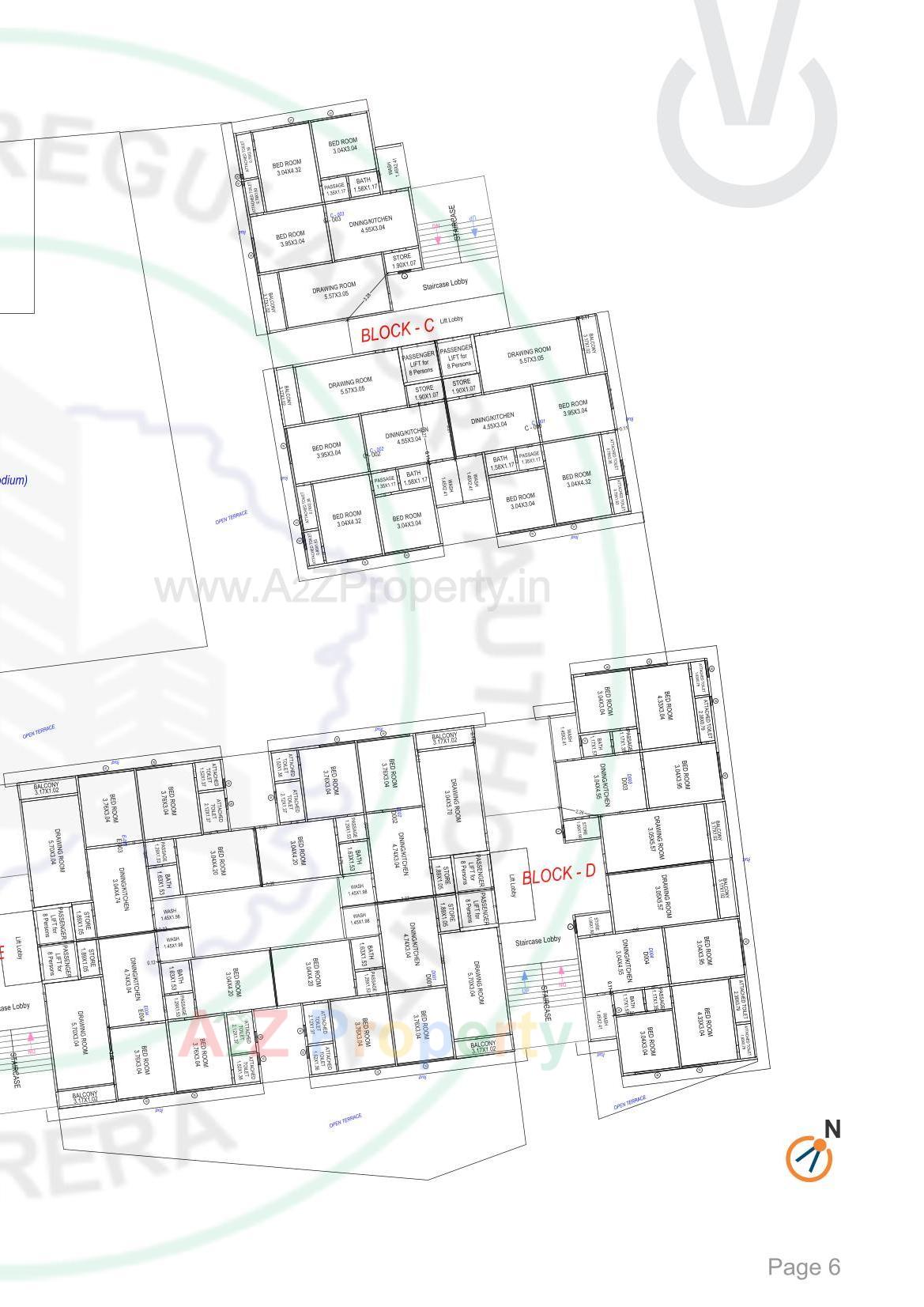 Layout of real estate project Central Vista located at Nagalpur, Mehsana, Gujarat