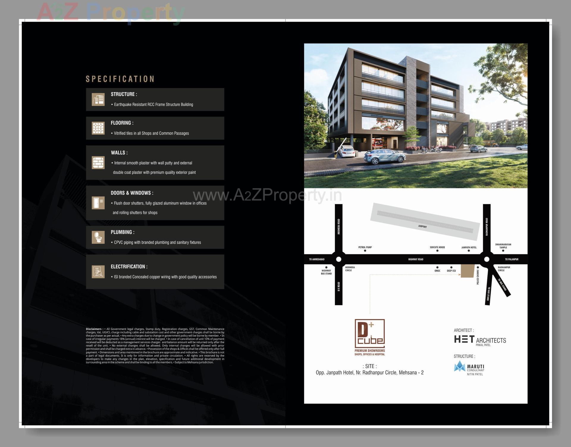  of real estate project D Plus Cube located at Mehsana, Mehsana, Gujarat