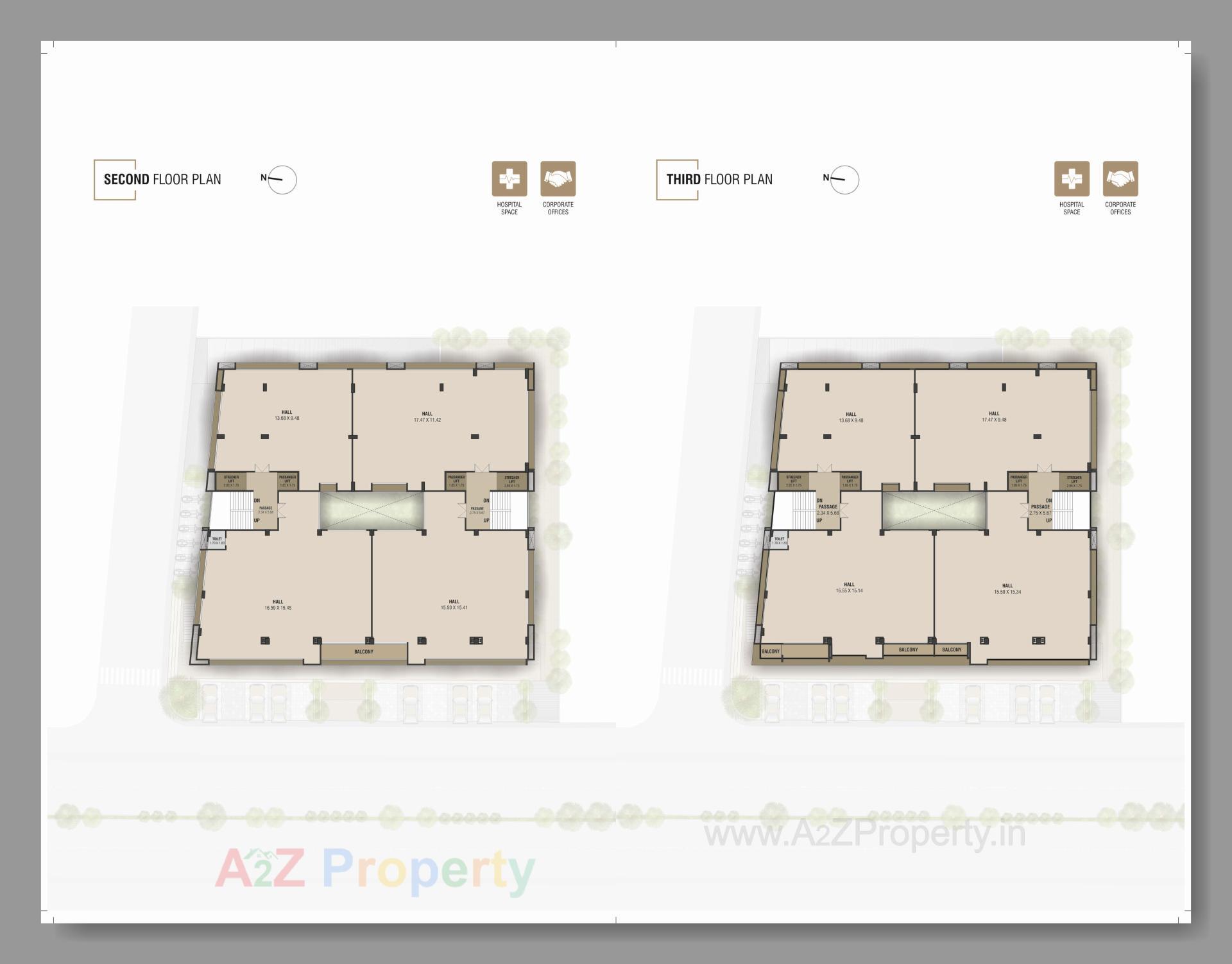 Layout of real estate project D Plus Cube located at Mehsana, Mehsana, Gujarat
