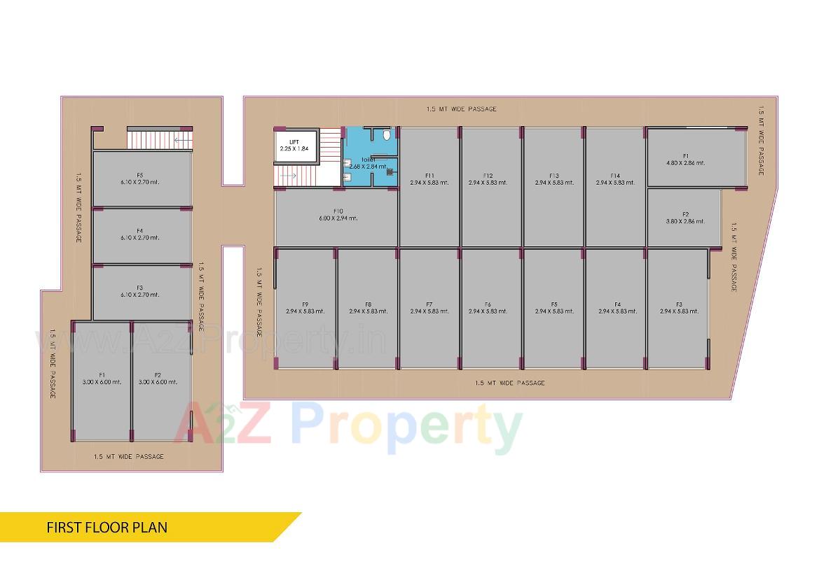 Layout of real estate project Dhwarkesh Empire located at Visnagar, Mehsana, Gujarat