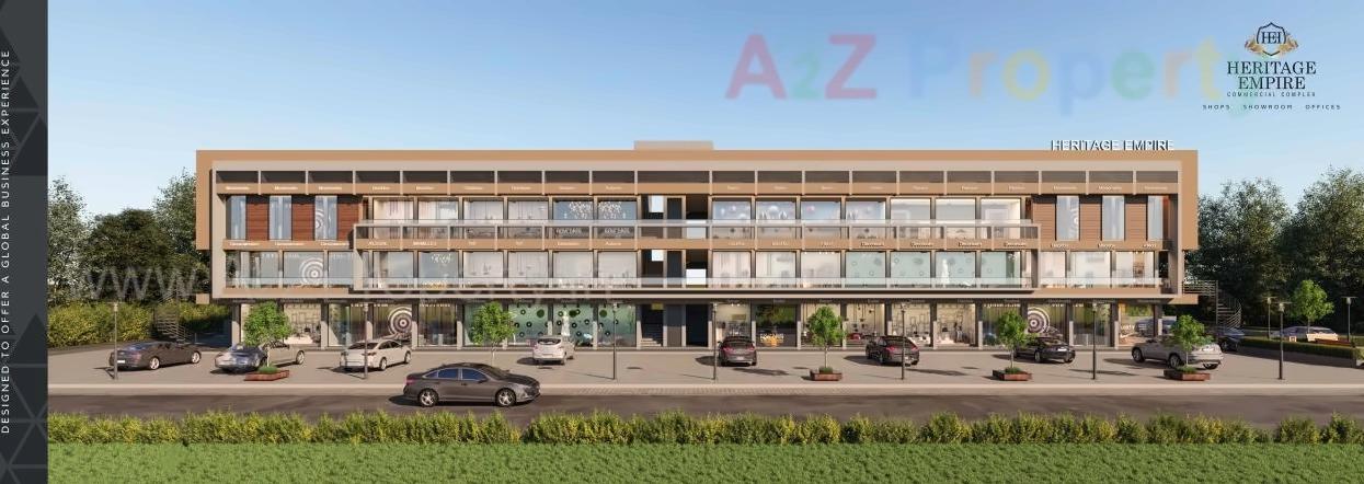 3D Elevation of real estate project Heritage Empire located at Visnagar, Mehsana, Gujarat