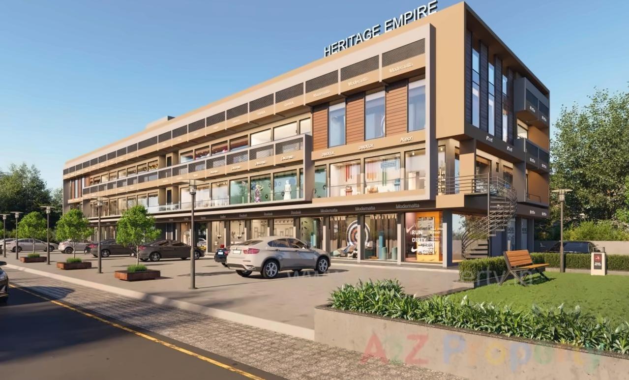 3D Elevation of real estate project Heritage Empire located at Visnagar, Mehsana, Gujarat