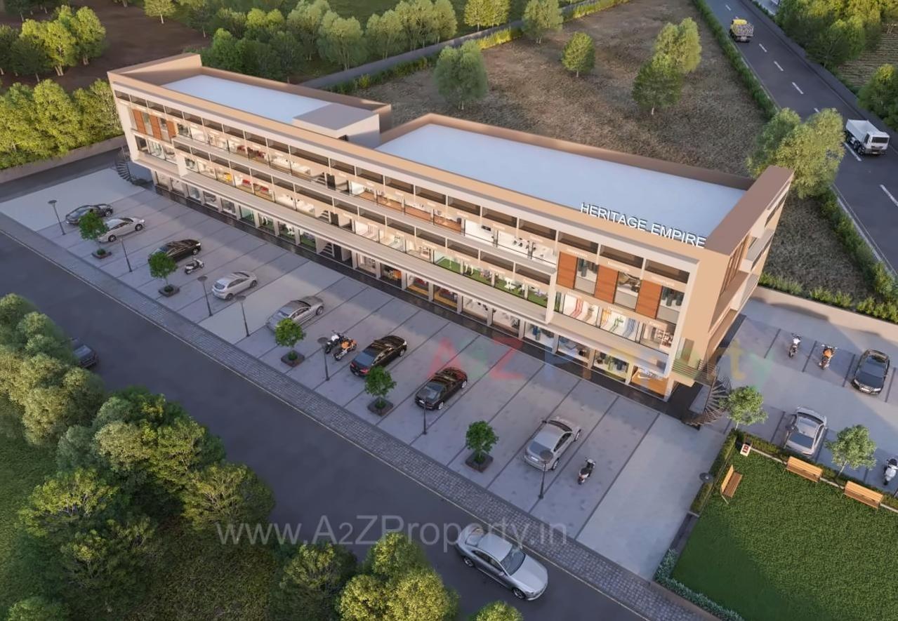3D Elevation of real estate project Heritage Empire located at Visnagar, Mehsana, Gujarat