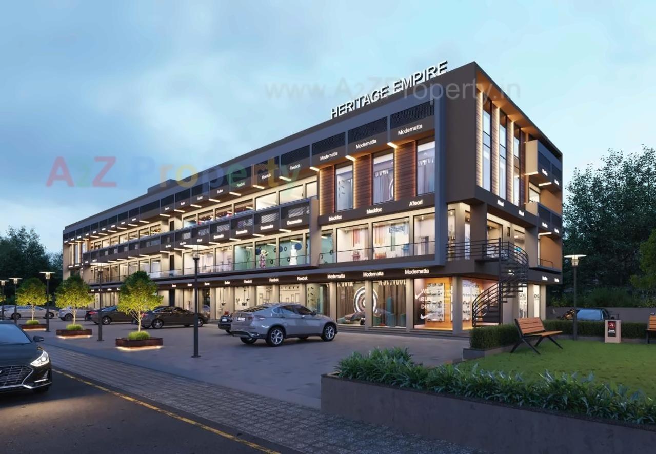 3D Elevation of real estate project Heritage Empire located at Visnagar, Mehsana, Gujarat