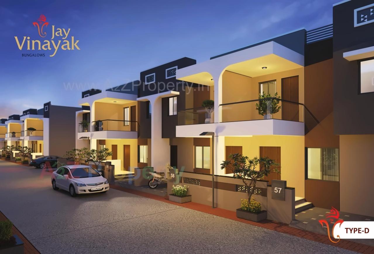 3D Elevation of real estate project Jay Vinayak City located at Kadi, Mehsana, Gujarat