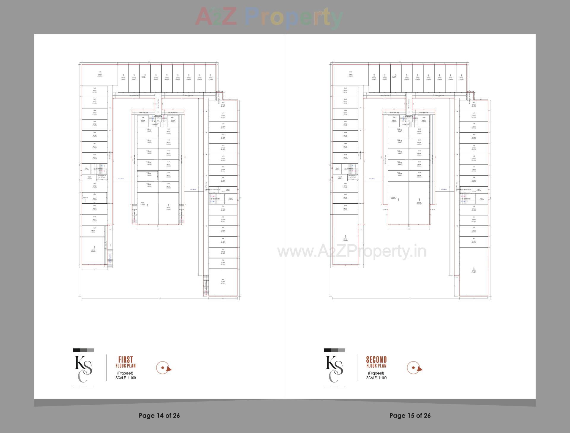 Layout of real estate project Kalyaan Shopping Center located at Mehsana, Mehsana, Gujarat