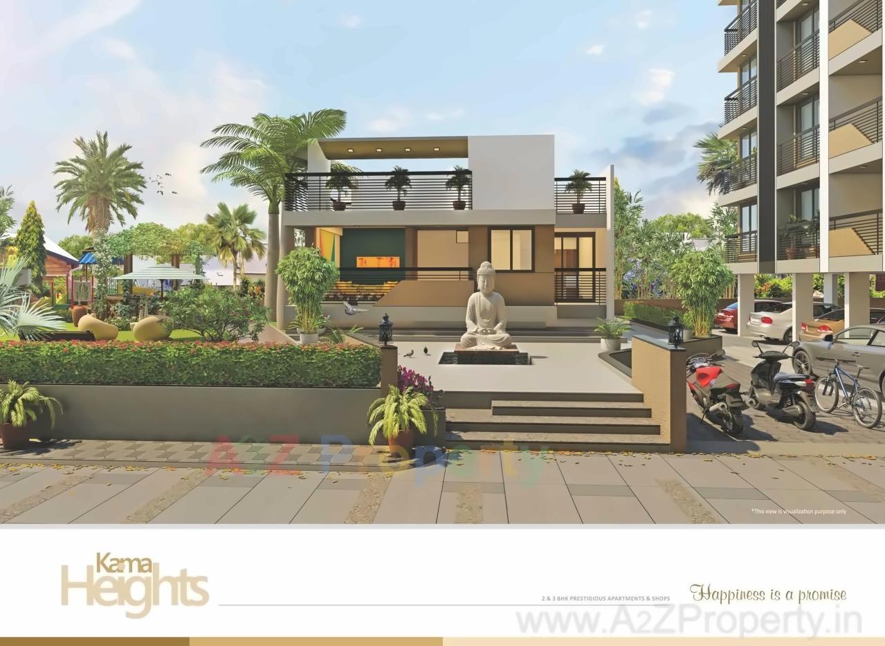 3D Elevation of real estate project Kama Height located at Nagalpur, Mehsana, Gujarat