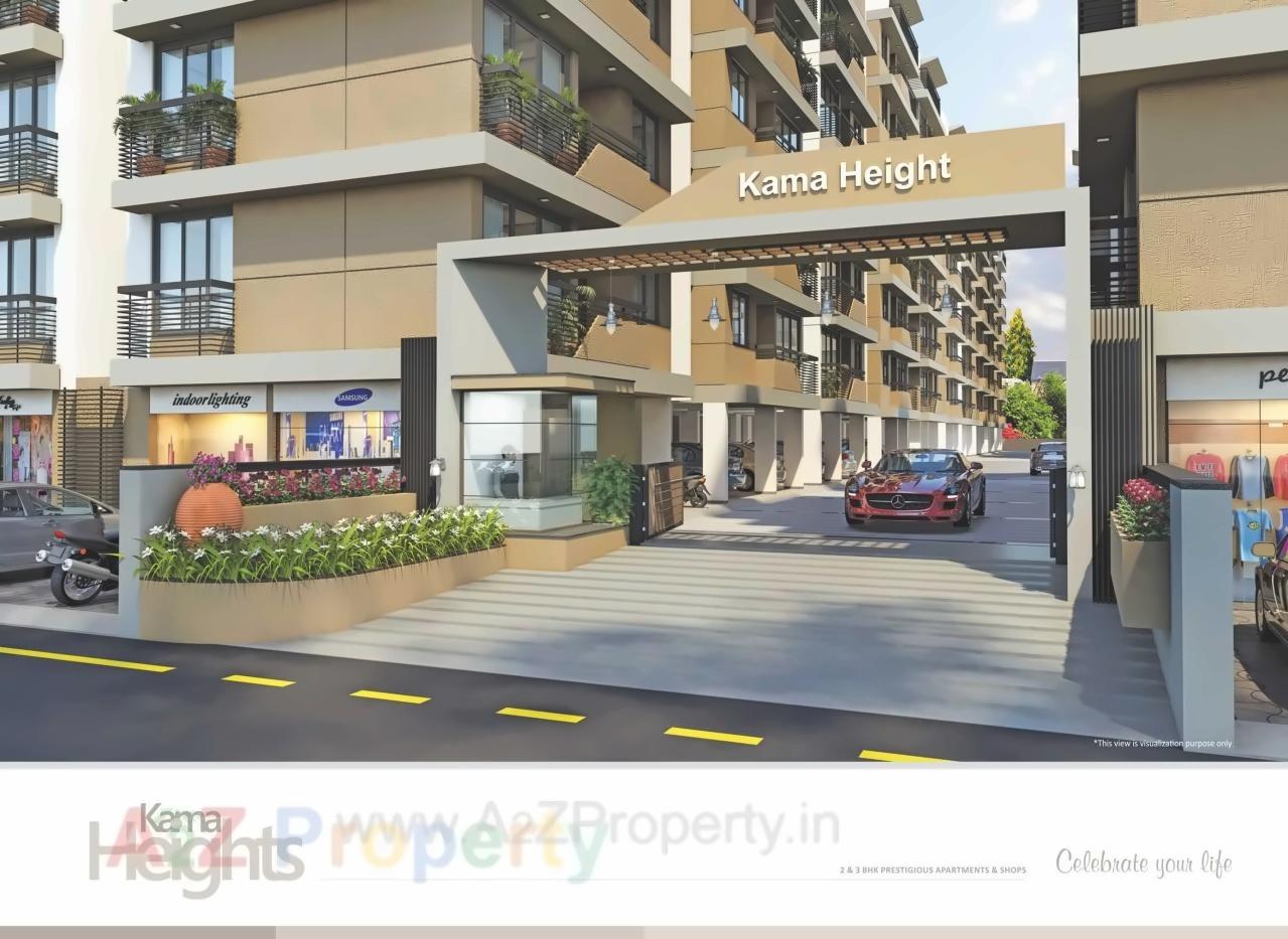 3D Elevation of real estate project Kama Height located at Nagalpur, Mehsana, Gujarat