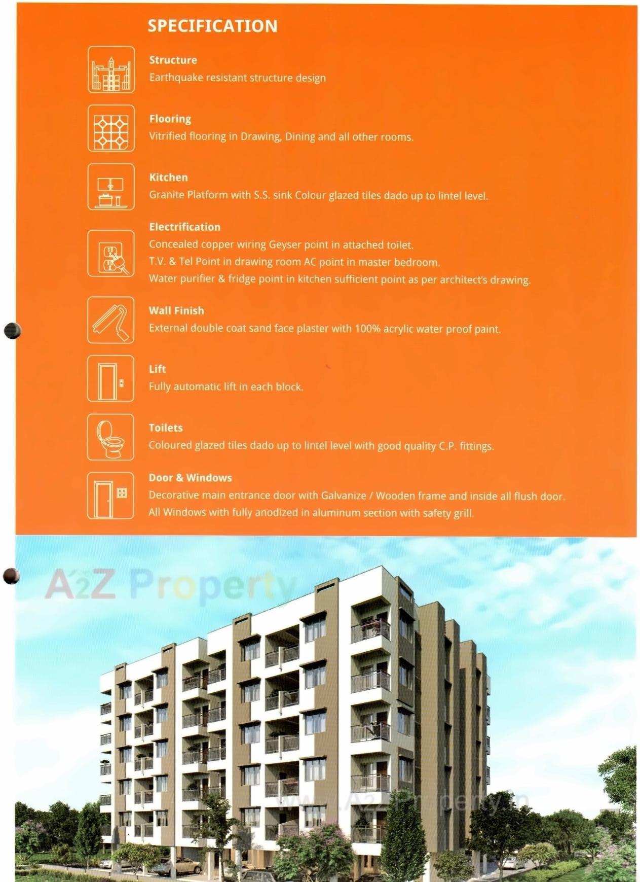  of real estate project Krishna Kunj Apartment located at Visnagar, Mehsana, Gujarat