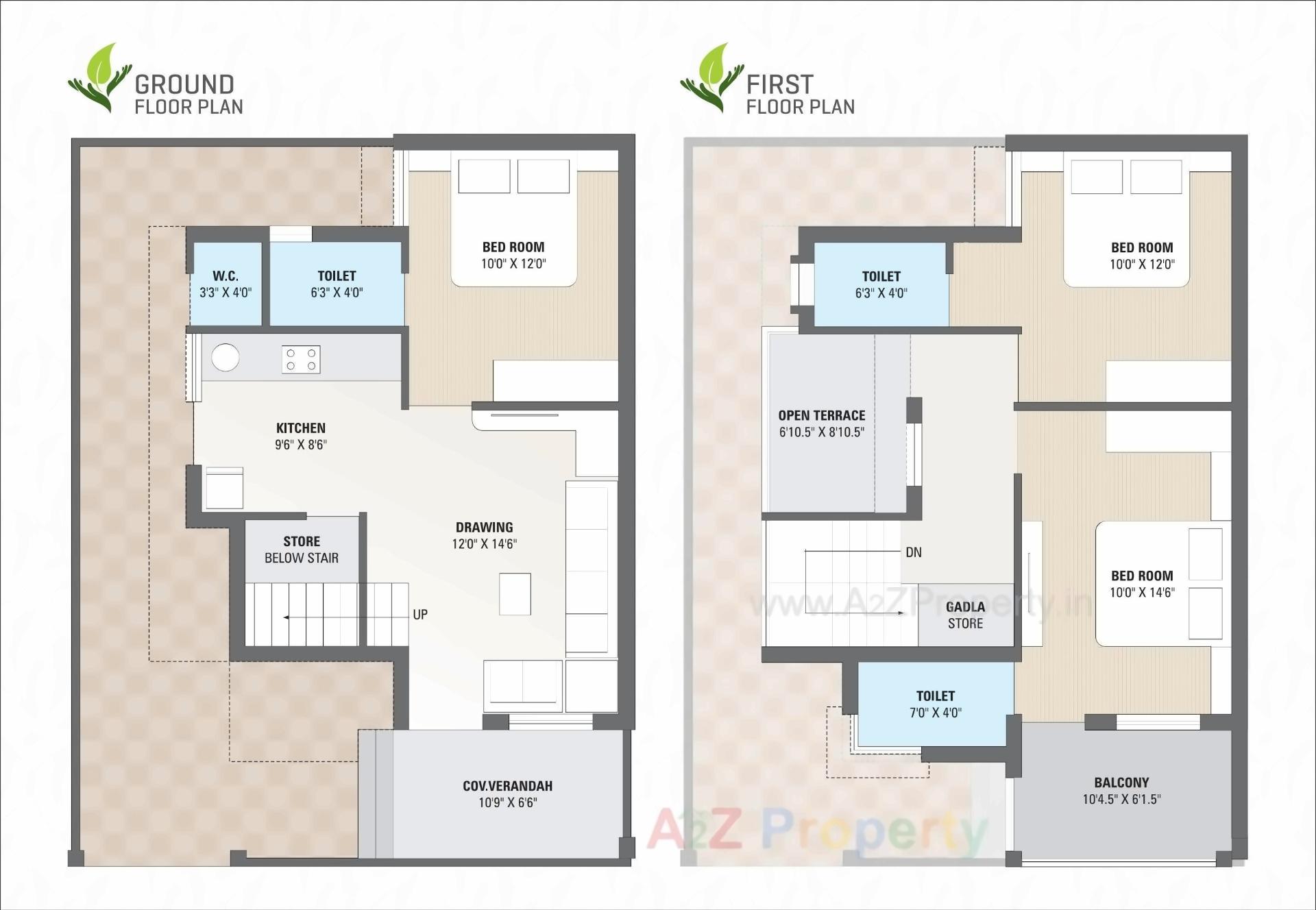 Layout of real estate project Malhar Bungalows located at Mehsana, Mehsana, Gujarat