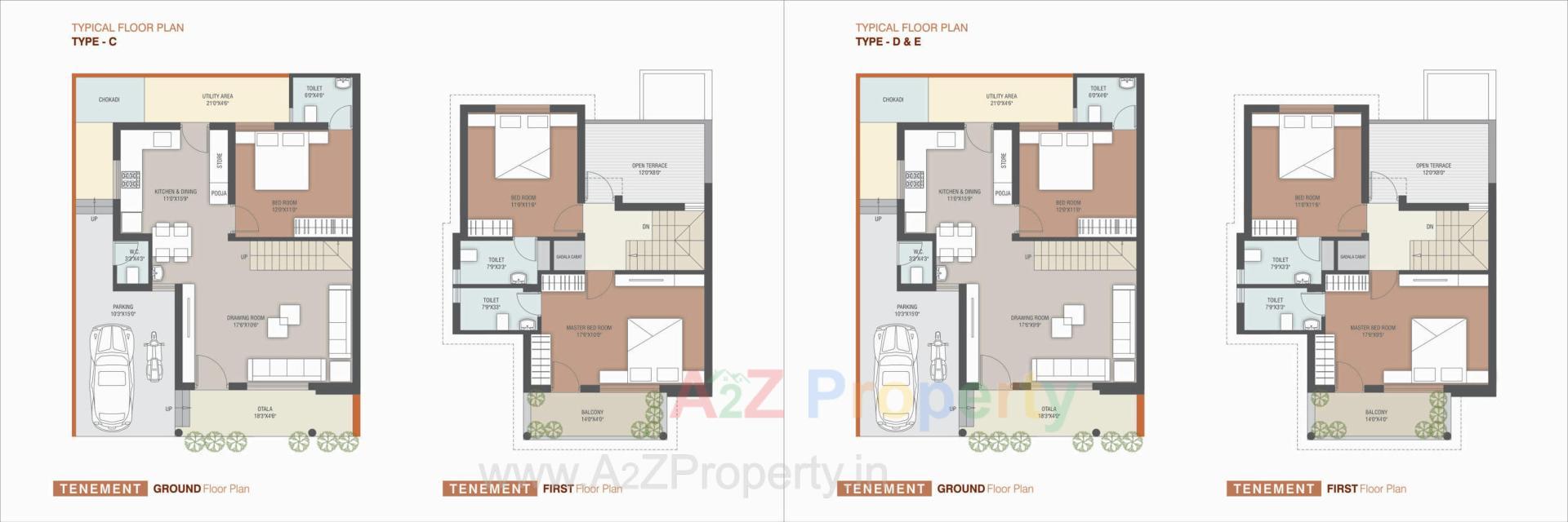 Layout of real estate project Manidhar Heights   Villa located at Mahesana, Mehsana, Gujarat