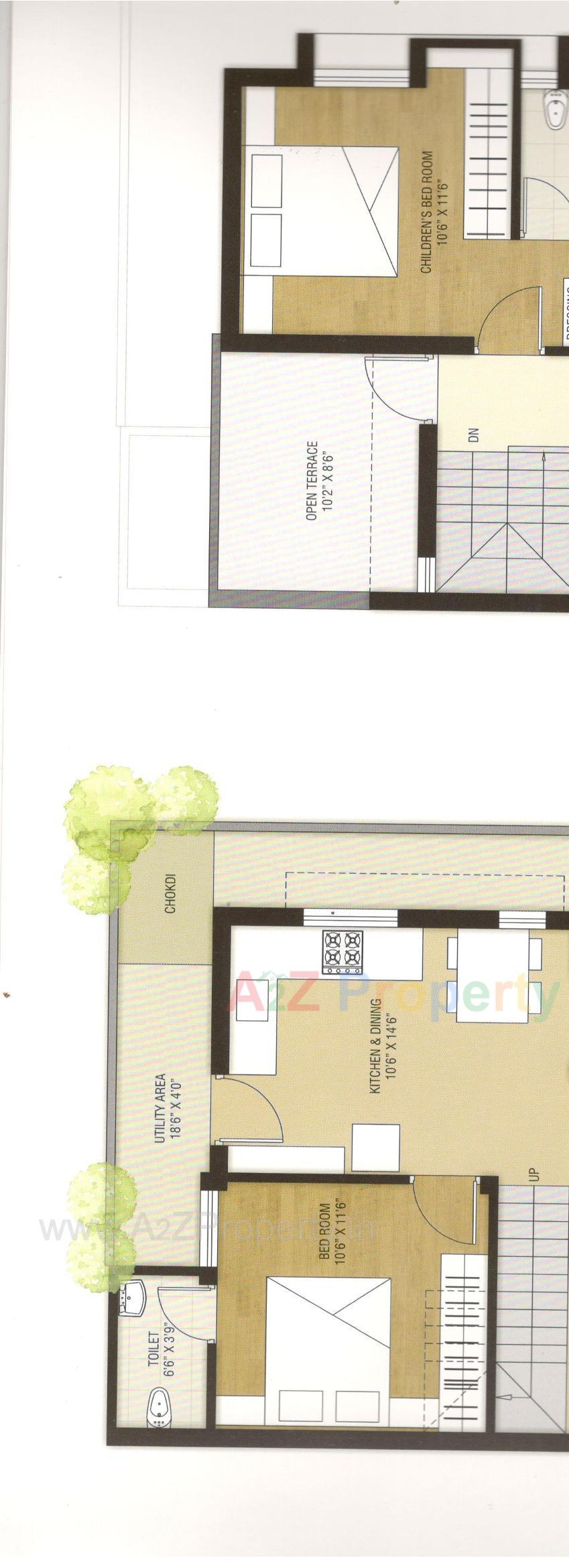 Layout of real estate project Manidhar Ratan located at Mahesana, Mehsana, Gujarat