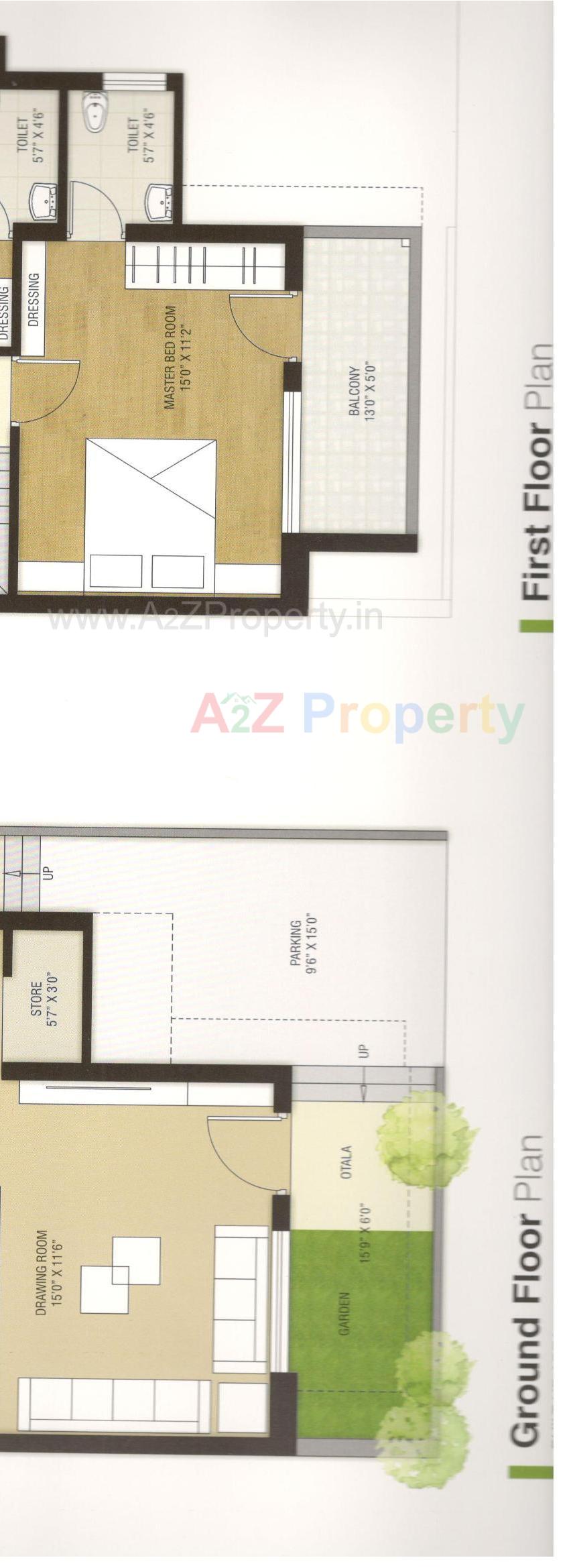 Layout of real estate project Manidhar Ratan located at Mahesana, Mehsana, Gujarat