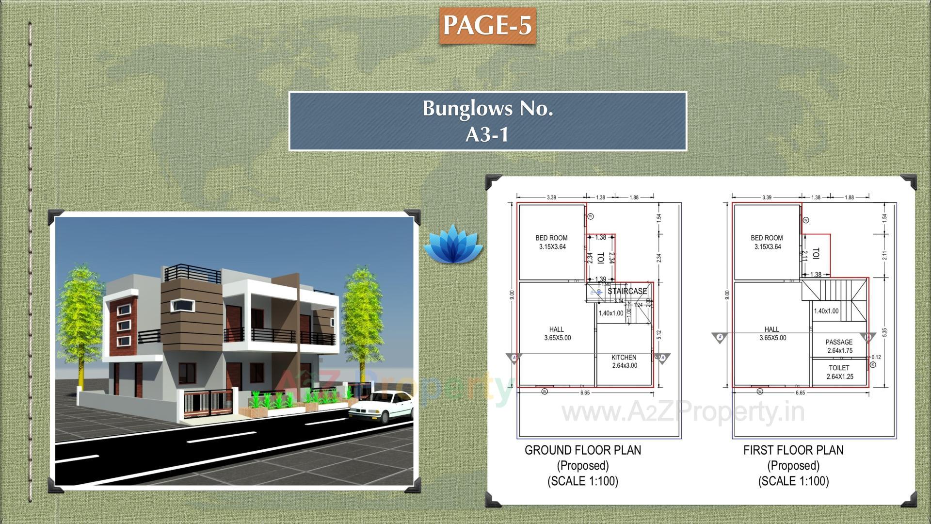 Layout of real estate project Matru Shakti located at Kadi, Mehsana, Gujarat