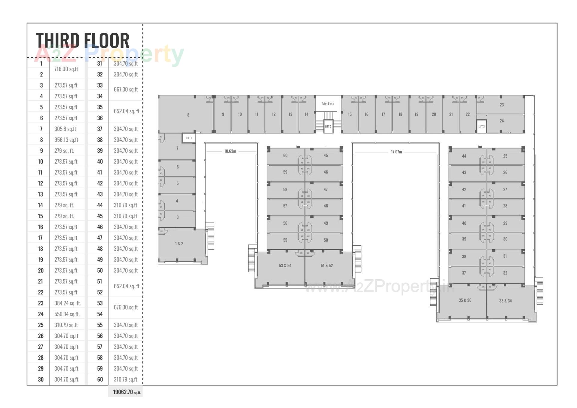 Layout of real estate project Nirman The Bussiness Hub located at Mehsana, Mehsana, Gujarat