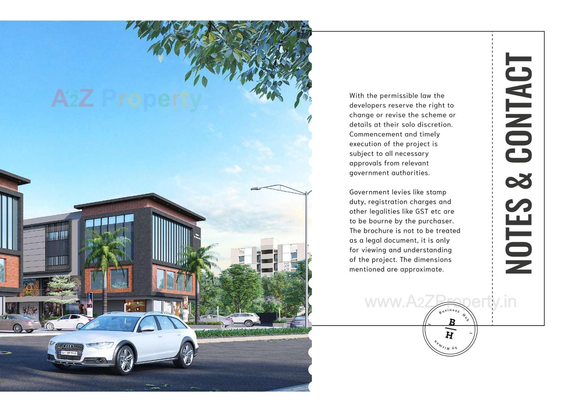 3D Elevation of real estate project Nirman The Bussiness Hub located at Mehsana, Mehsana, Gujarat