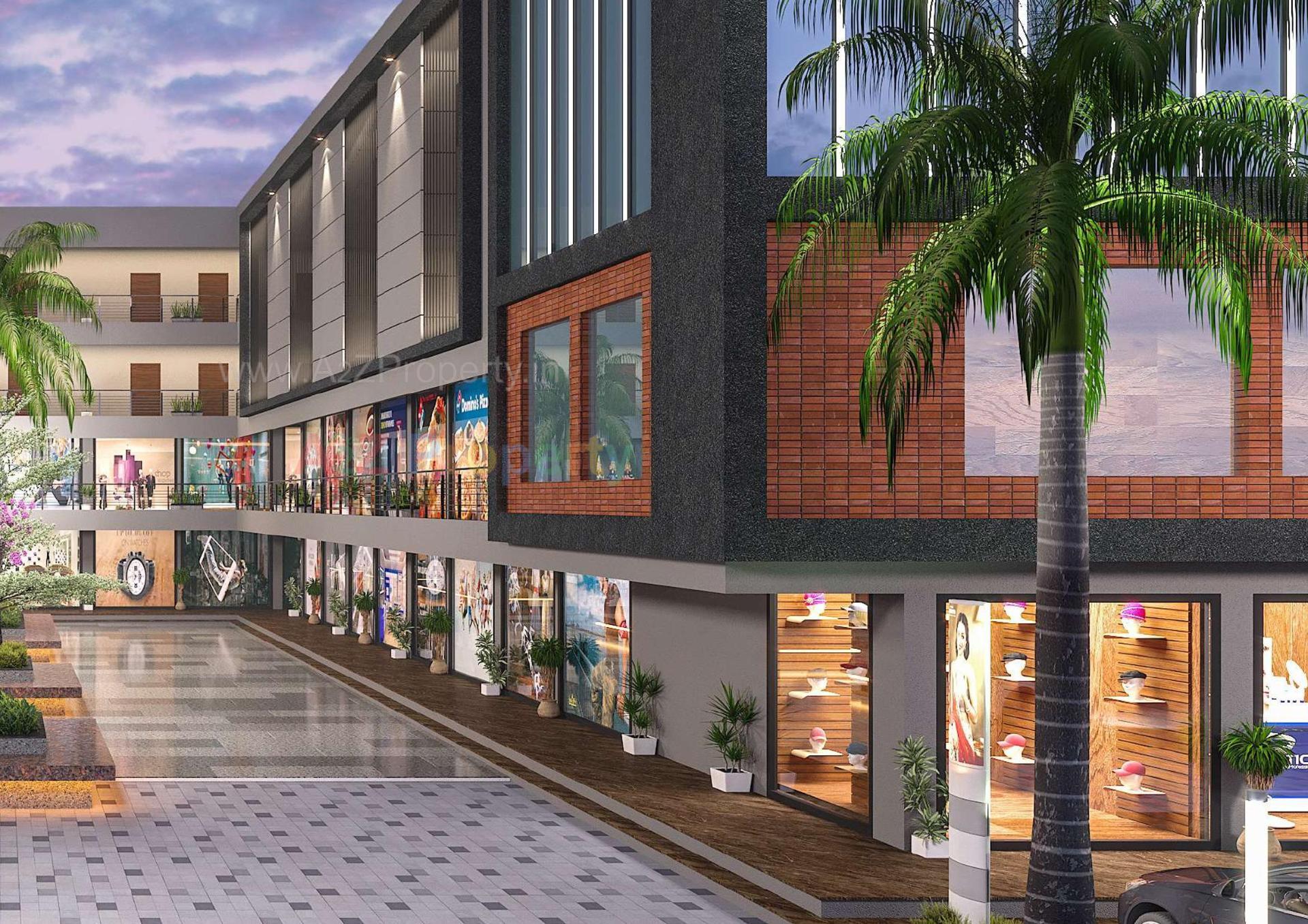 3D Elevation of real estate project Nirman The Bussiness Hub located at Mehsana, Mehsana, Gujarat