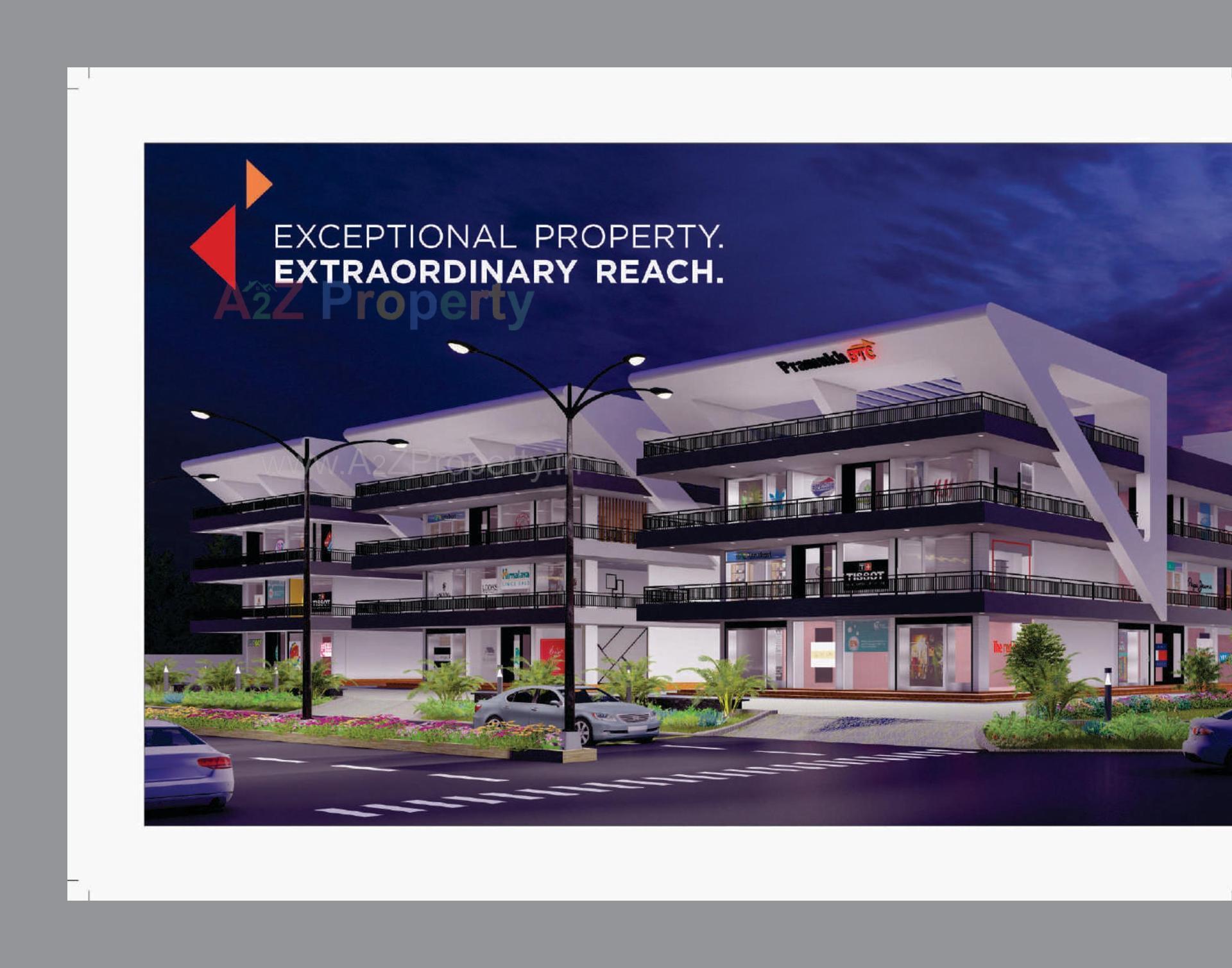 3D Elevation of real estate project Pramukh Btc located at Visnagar, Mehsana, Gujarat