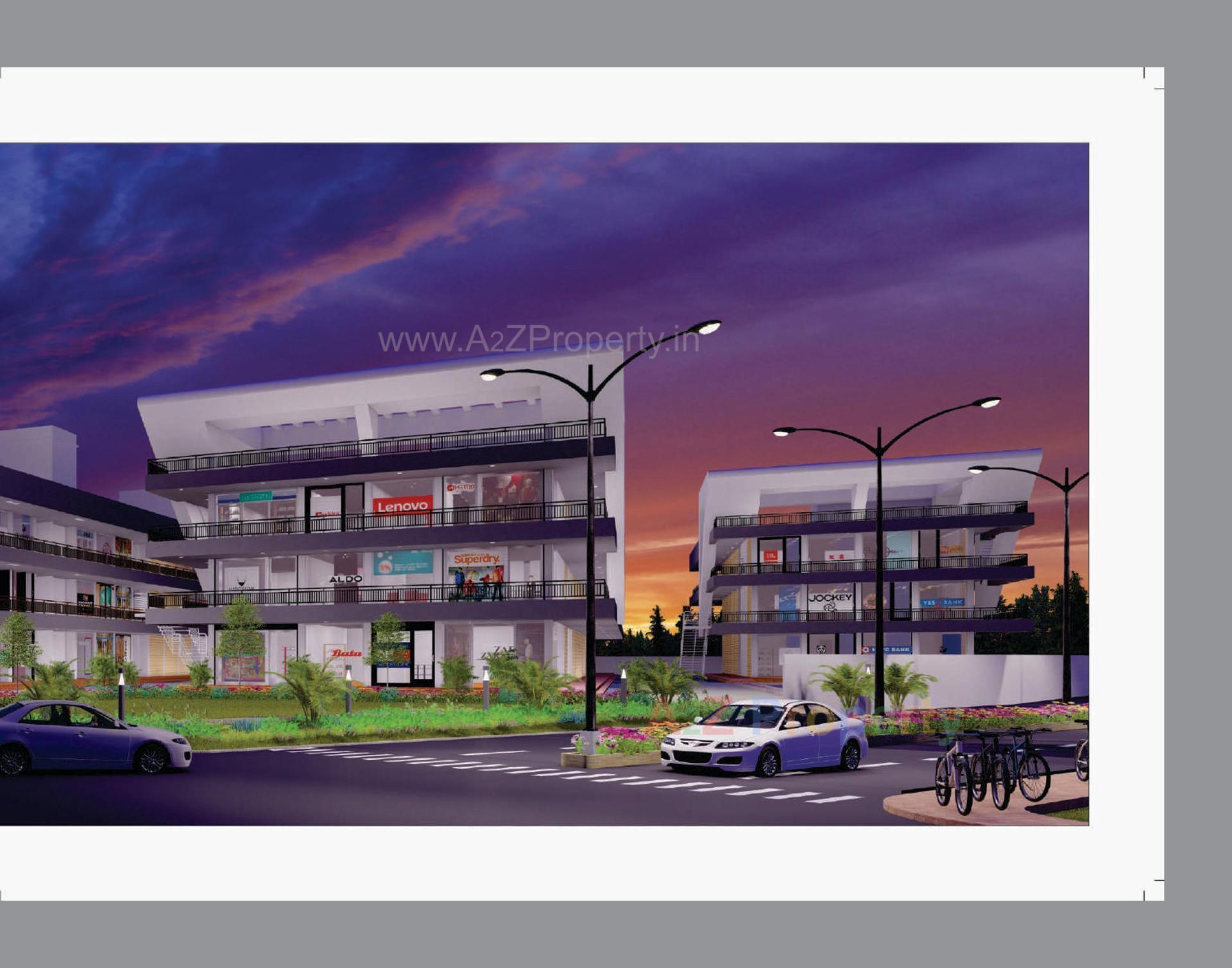 3D Elevation of real estate project Pramukh Btc located at Visnagar, Mehsana, Gujarat