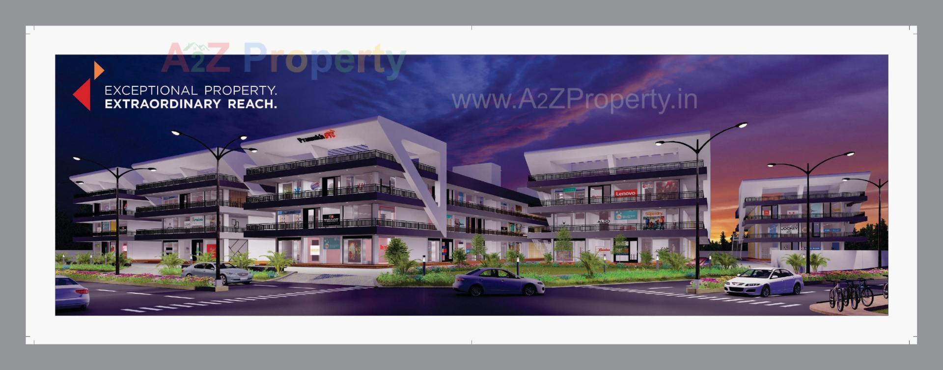 3D Elevation of real estate project Pramukh Btc located at Visnagar, Mehsana, Gujarat