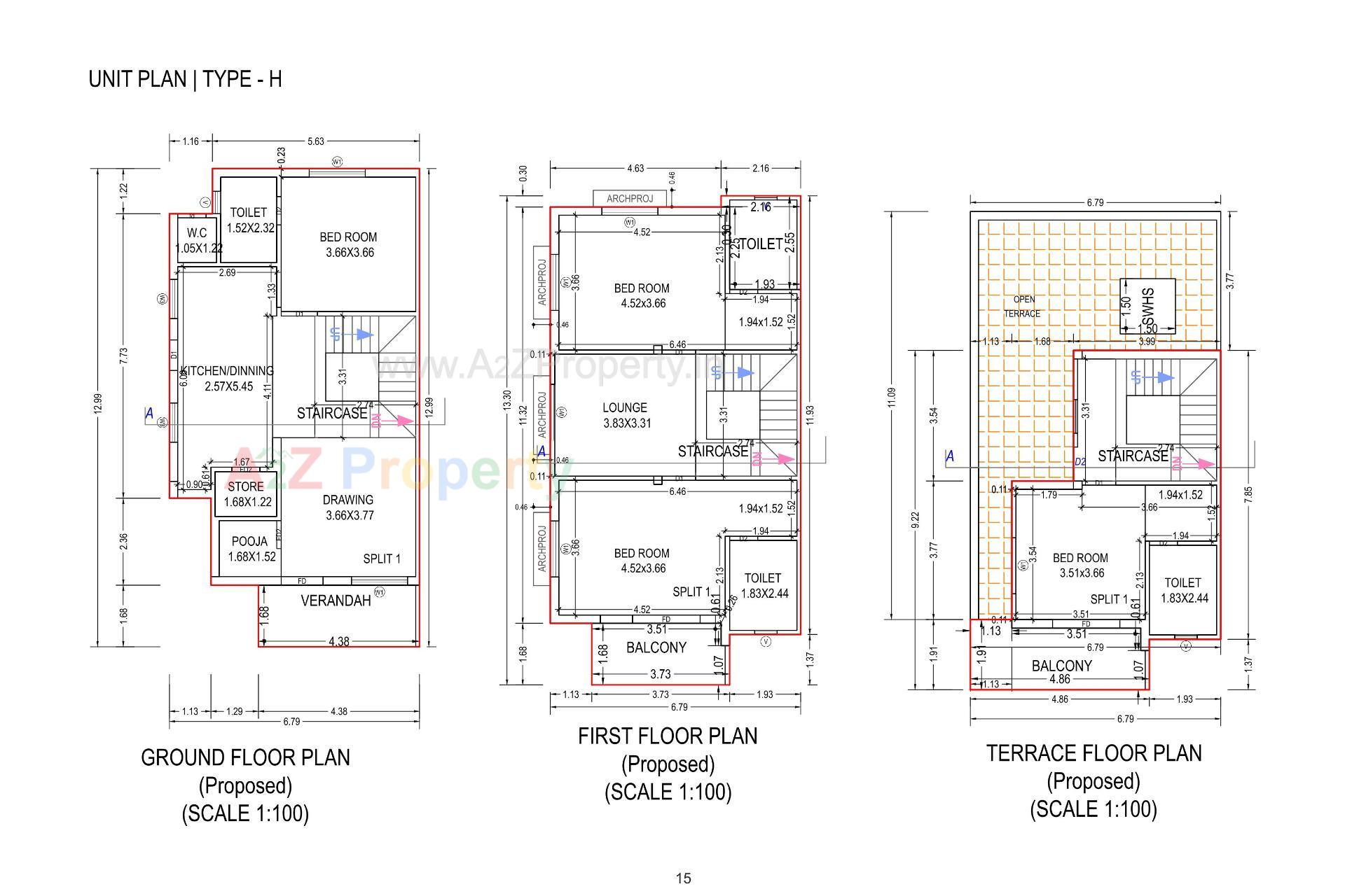 Layout of real estate project Raj Royal located at Kadi, Mehsana, Gujarat