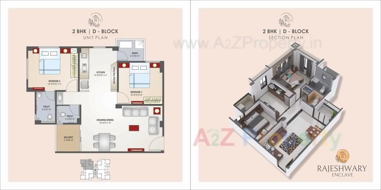 Layout of real estate project Rajeshwari Enclave located at Mehsana, Mehsana, Gujarat