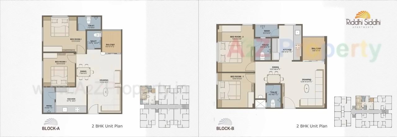 Layout of real estate project Riddhi Siddhi Flats located at Kadi, Mehsana, Gujarat