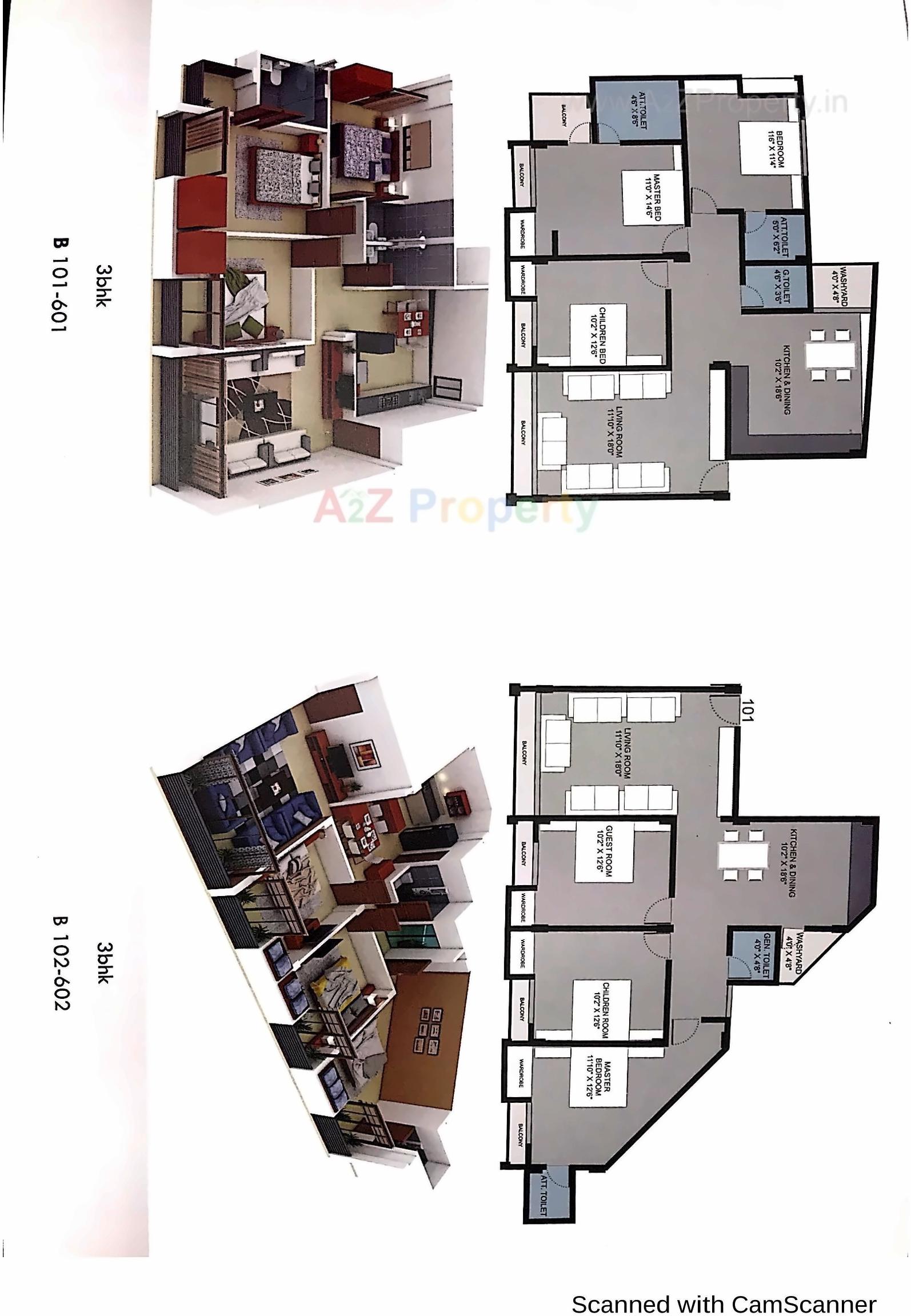 Layout of real estate project Riya Elegance located at Mehsana, Mehsana, Gujarat