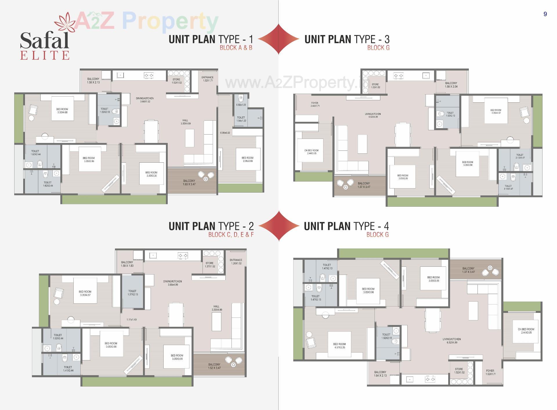 Layout of real estate project Safal Elite located at Kadi, Mehsana, Gujarat