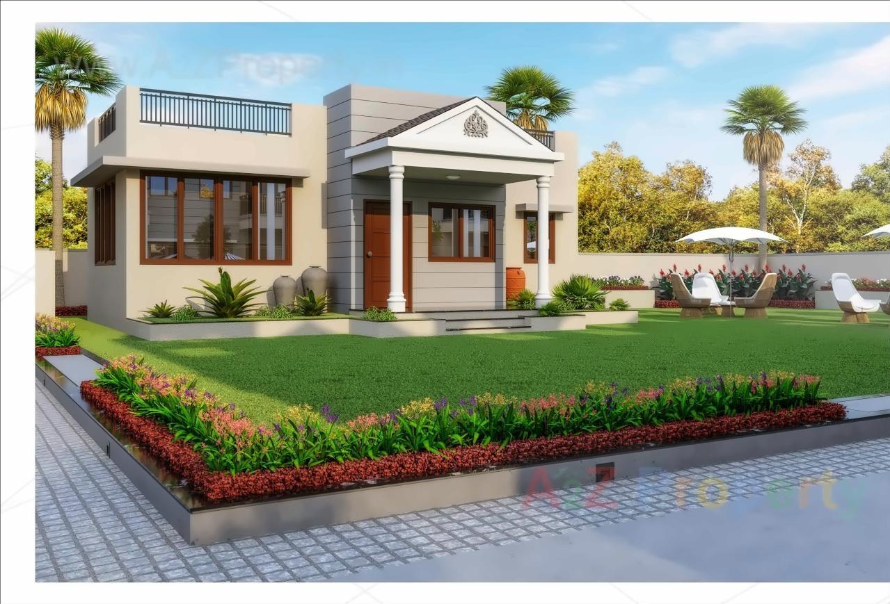 3D Elevation of real estate project Safal Exotica located at Kadi, Mehsana, Gujarat