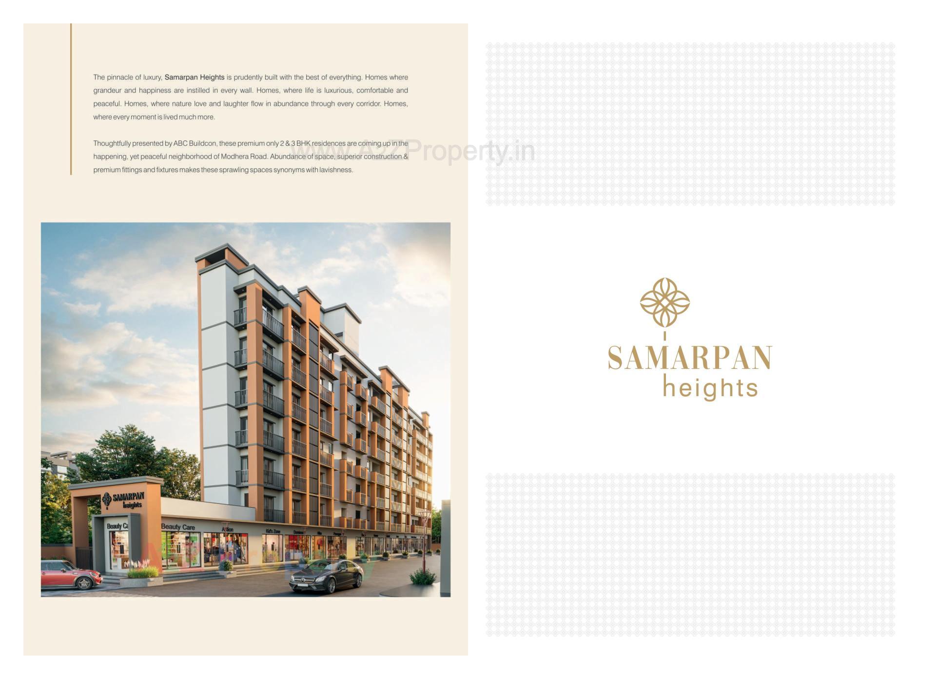  of real estate project Samarpan Heights located at Nagalpur, Mehsana, Gujarat