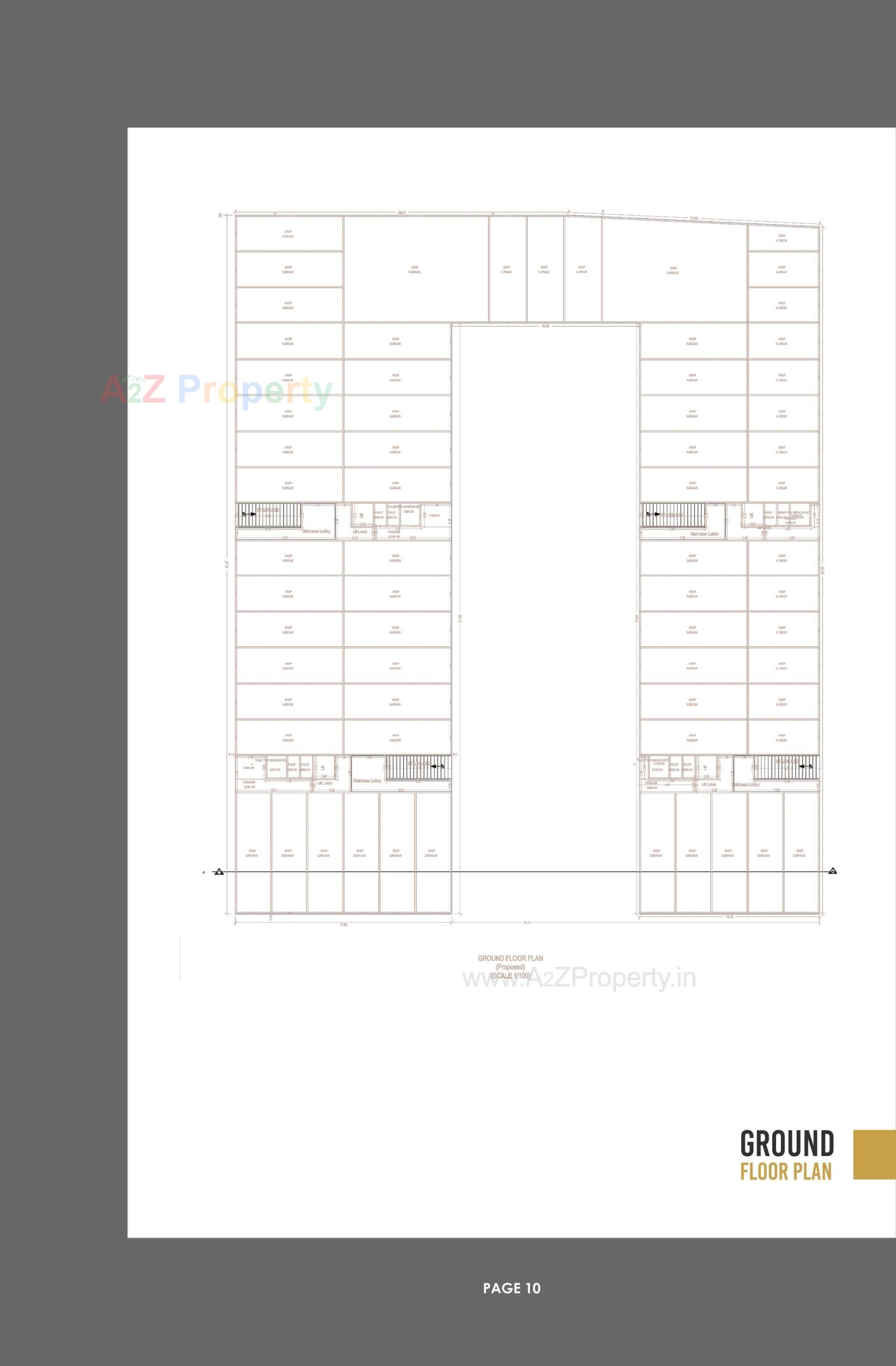 Layout of real estate project Sanskruti S Square located at Visnagar, Mehsana, Gujarat
