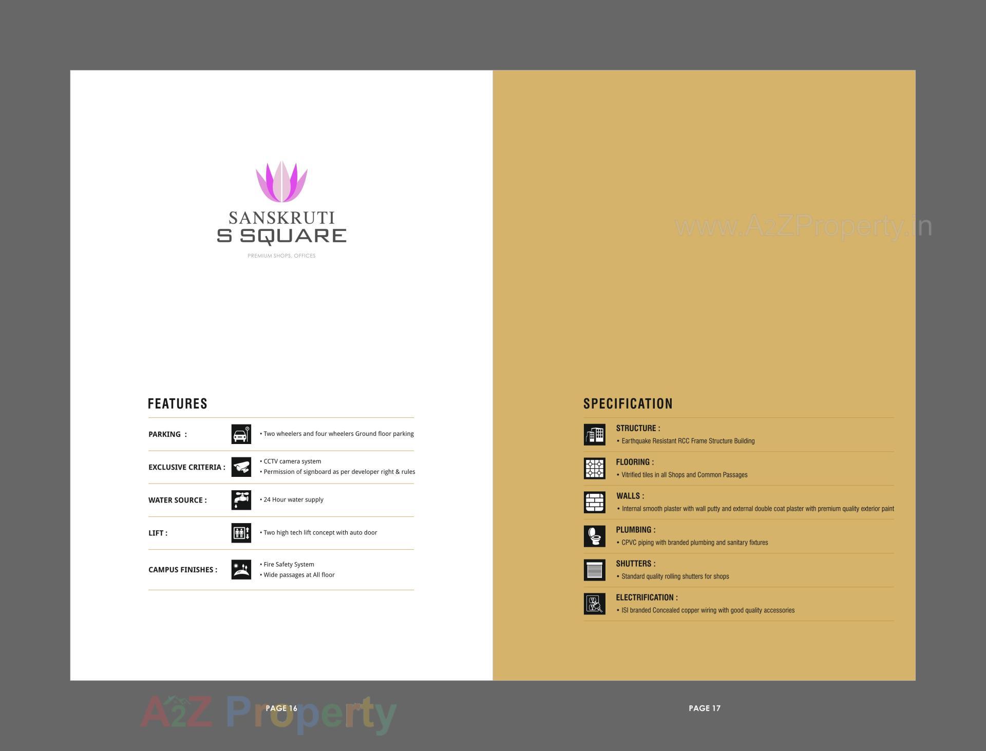  of real estate project Sanskruti S Square located at Visnagar, Mehsana, Gujarat