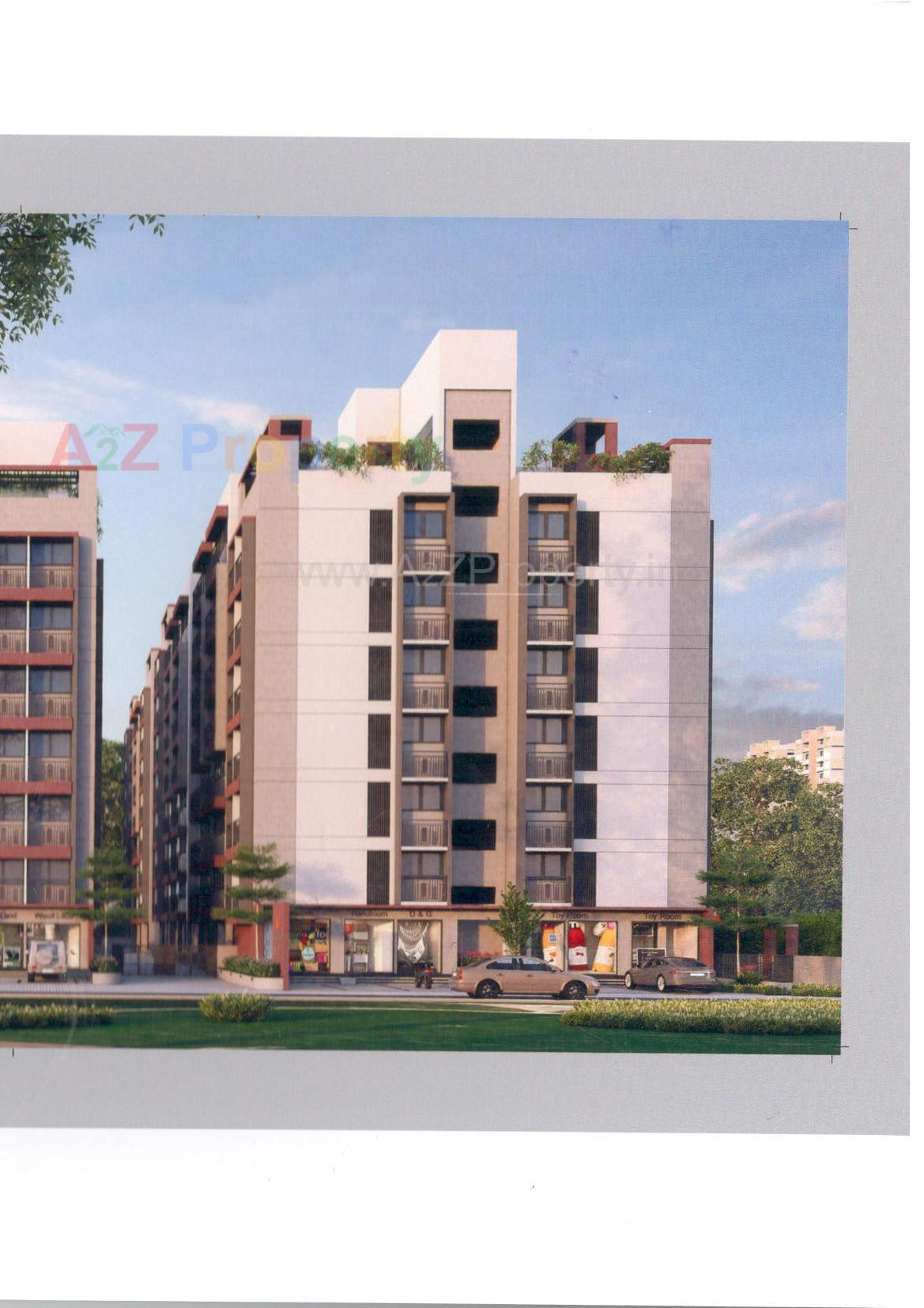 3D Elevation of real estate project Shiv Ganga Parisar located at Mehsana, Mehsana, Gujarat