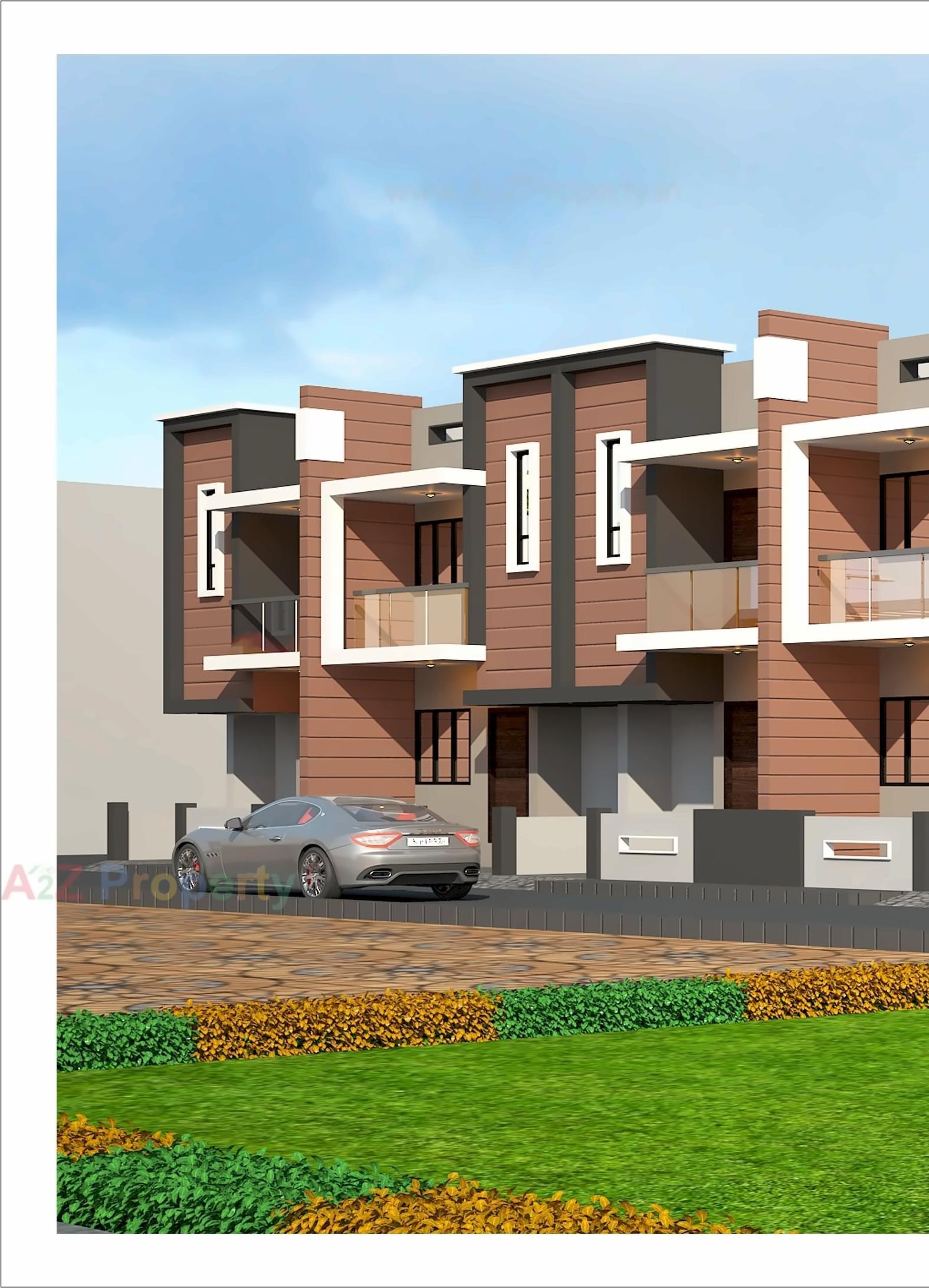 3D Elevation of real estate project Shiv Palace located at Kadi, Mehsana, Gujarat