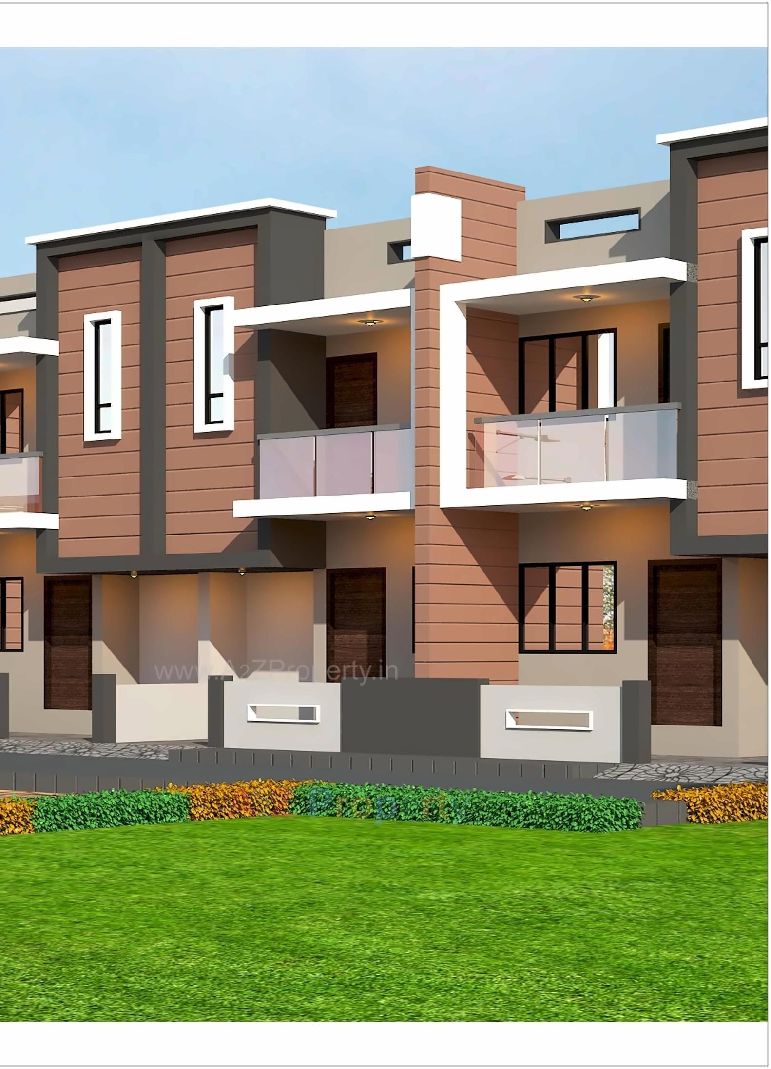 3D Elevation of real estate project Shiv Palace located at Kadi, Mehsana, Gujarat