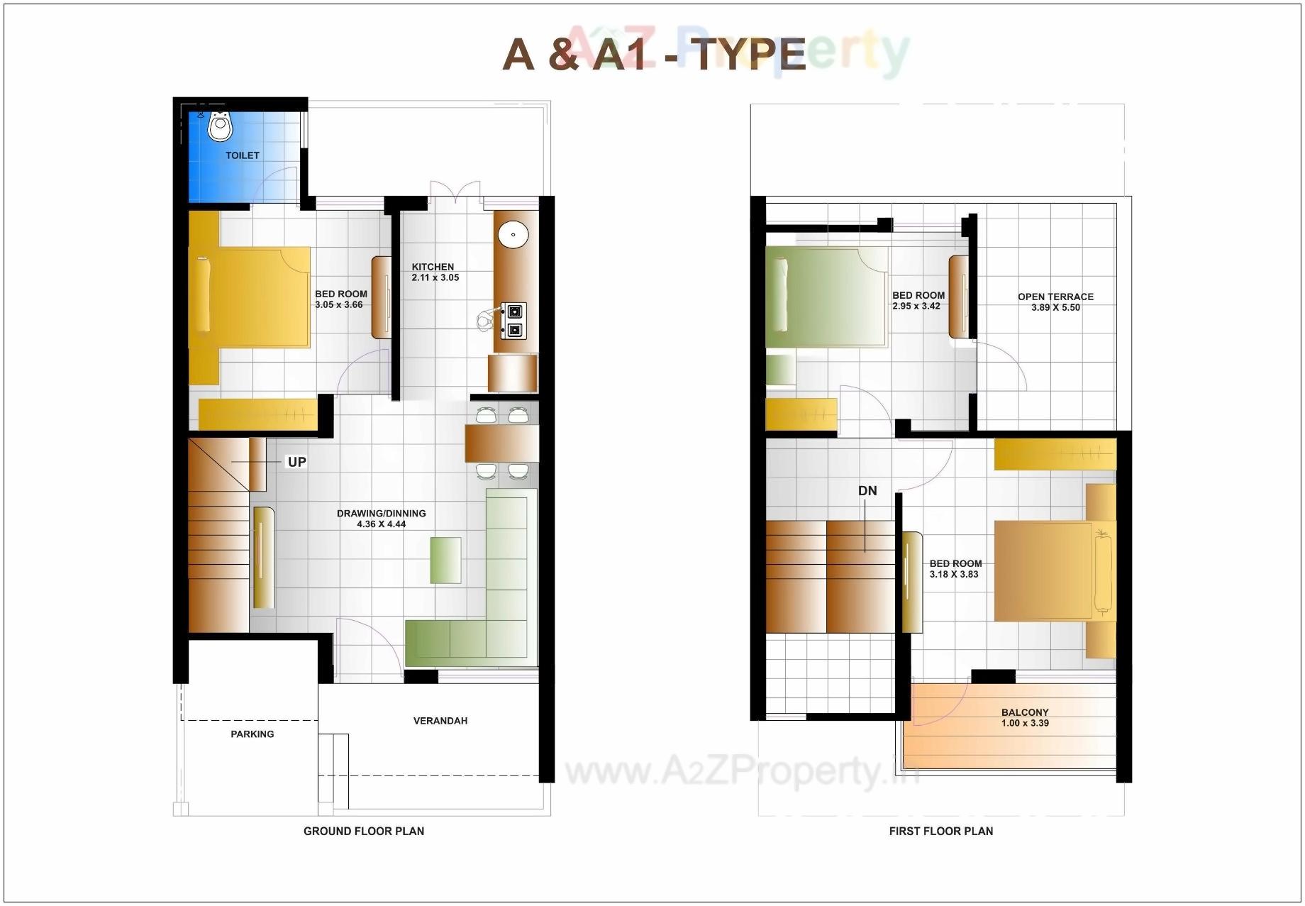 Layout of real estate project Shiv Palace located at Kadi, Mehsana, Gujarat