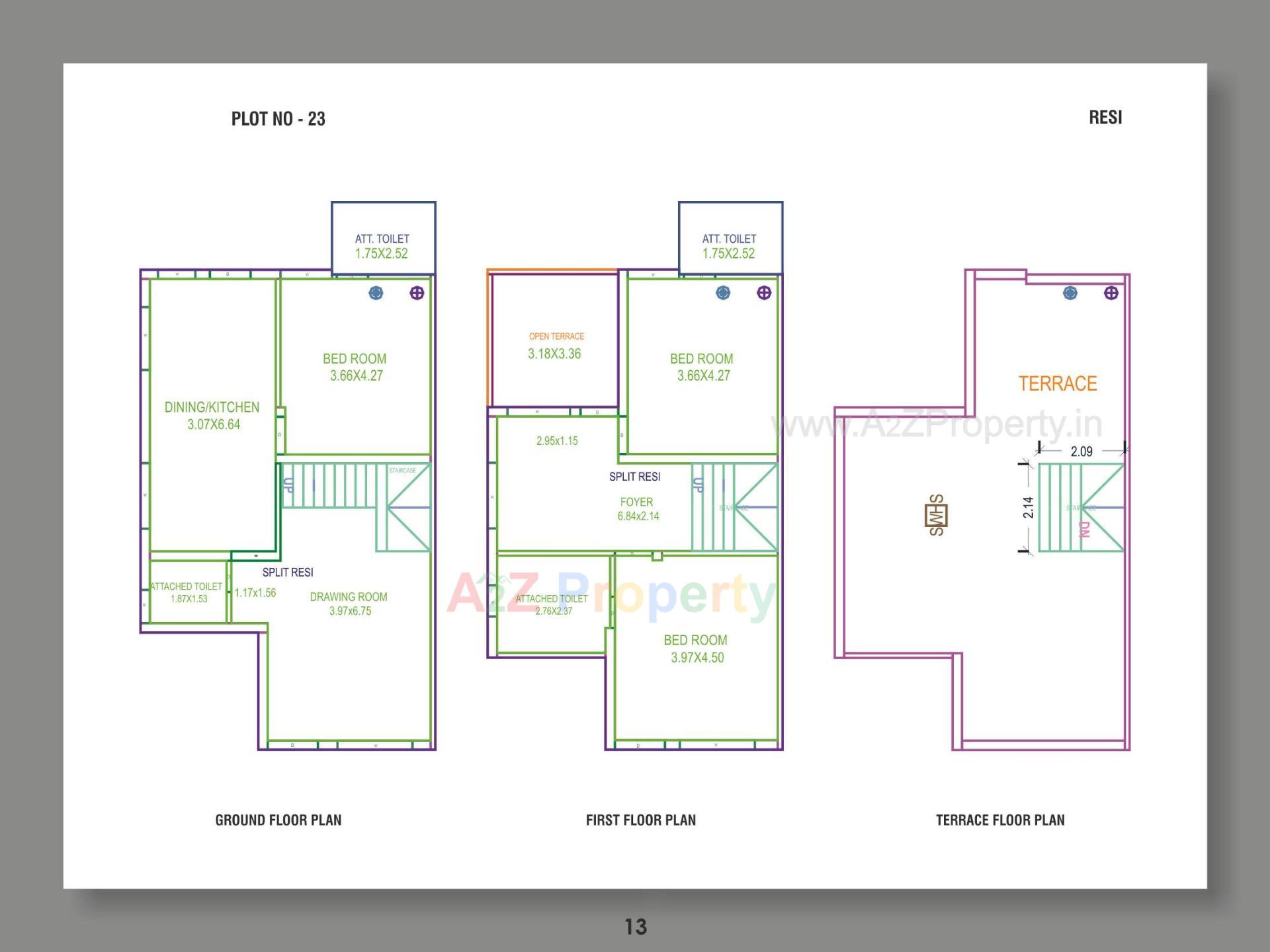Layout of real estate project Shivalay Heritage located at Mehsana, Mehsana, Gujarat