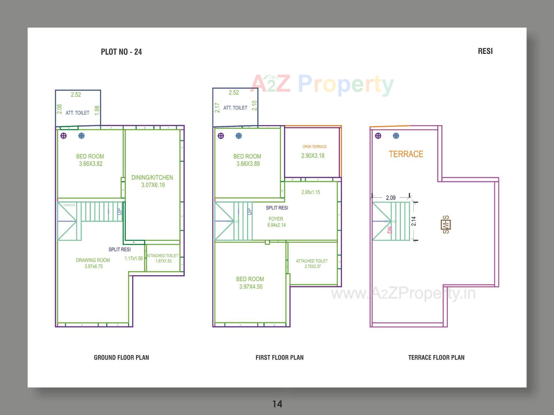 Layout of real estate project Shivalay Heritage located at Mehsana, Mehsana, Gujarat