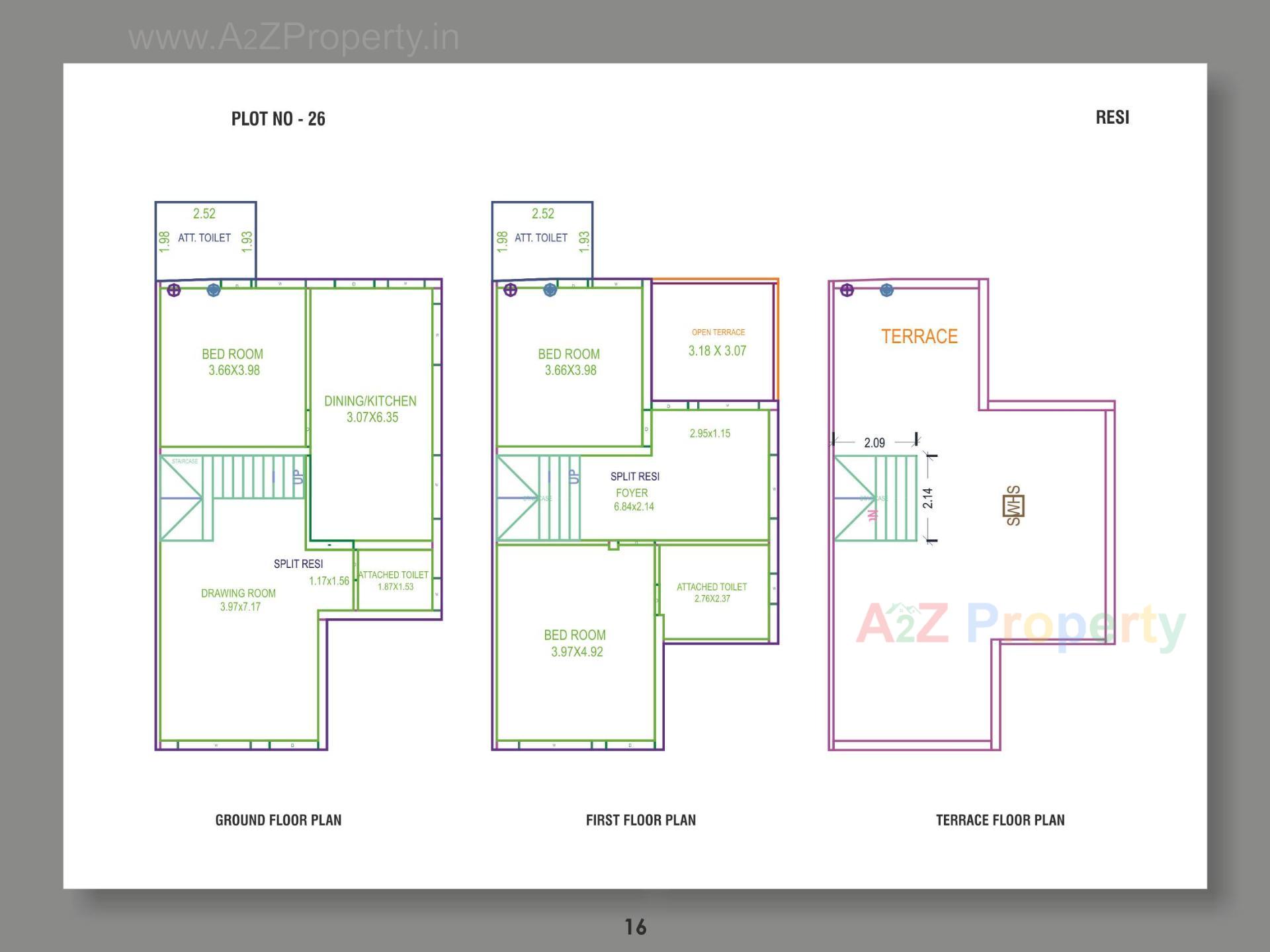 Layout of real estate project Shivalay Heritage located at Mehsana, Mehsana, Gujarat